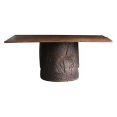 Japanese Antique Table 1860s-1900s / Primitive Mingei Coffee Table Wabisabi