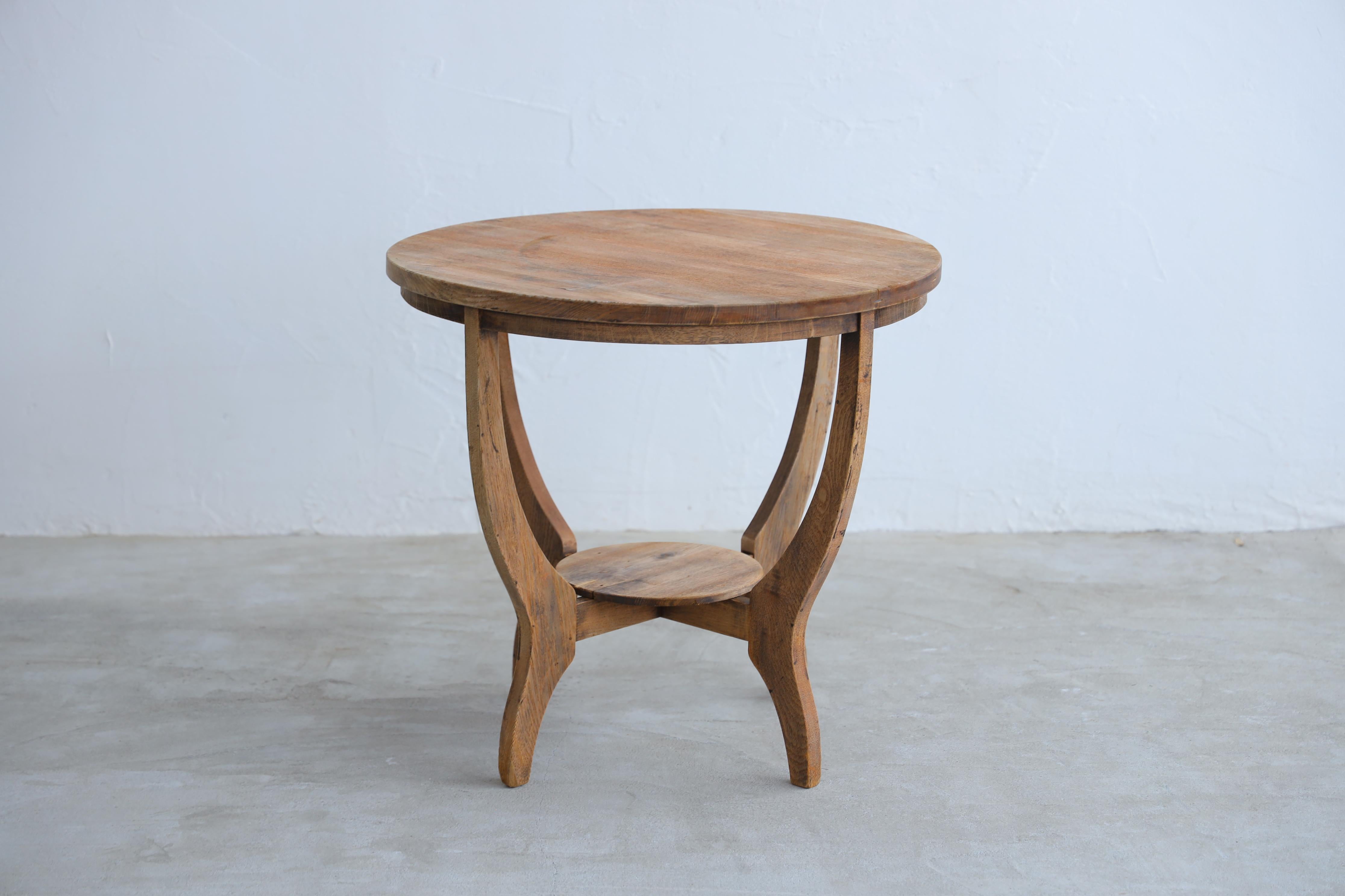 Wood Japanese Antique Table, Early 20th Century For Sale