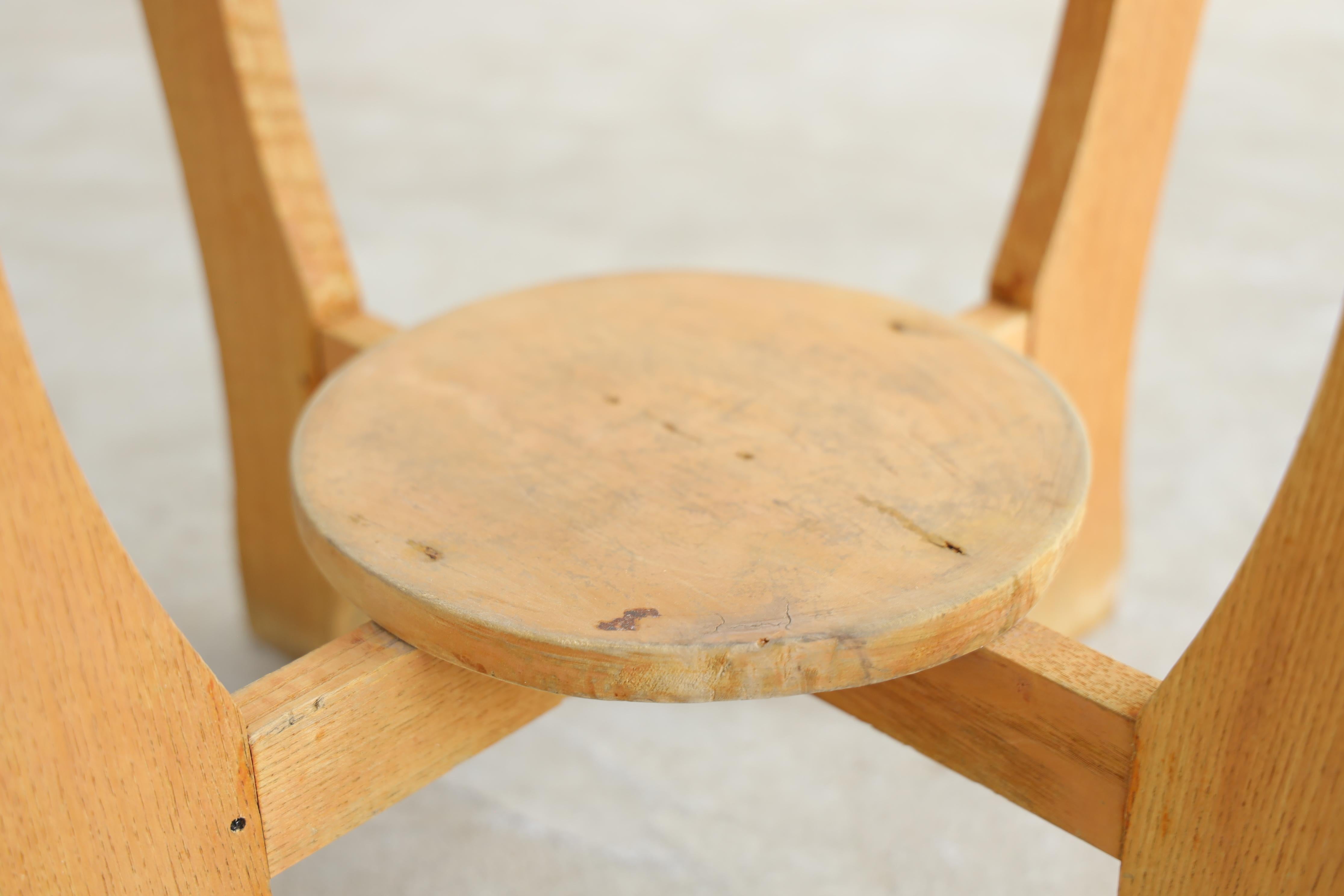 Wood Japanese Antique Table, Early 20th Century For Sale
