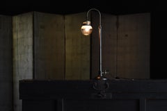 Japanese Antique Table Lamp 1920s-1940s / Table Lighting Wabisabi