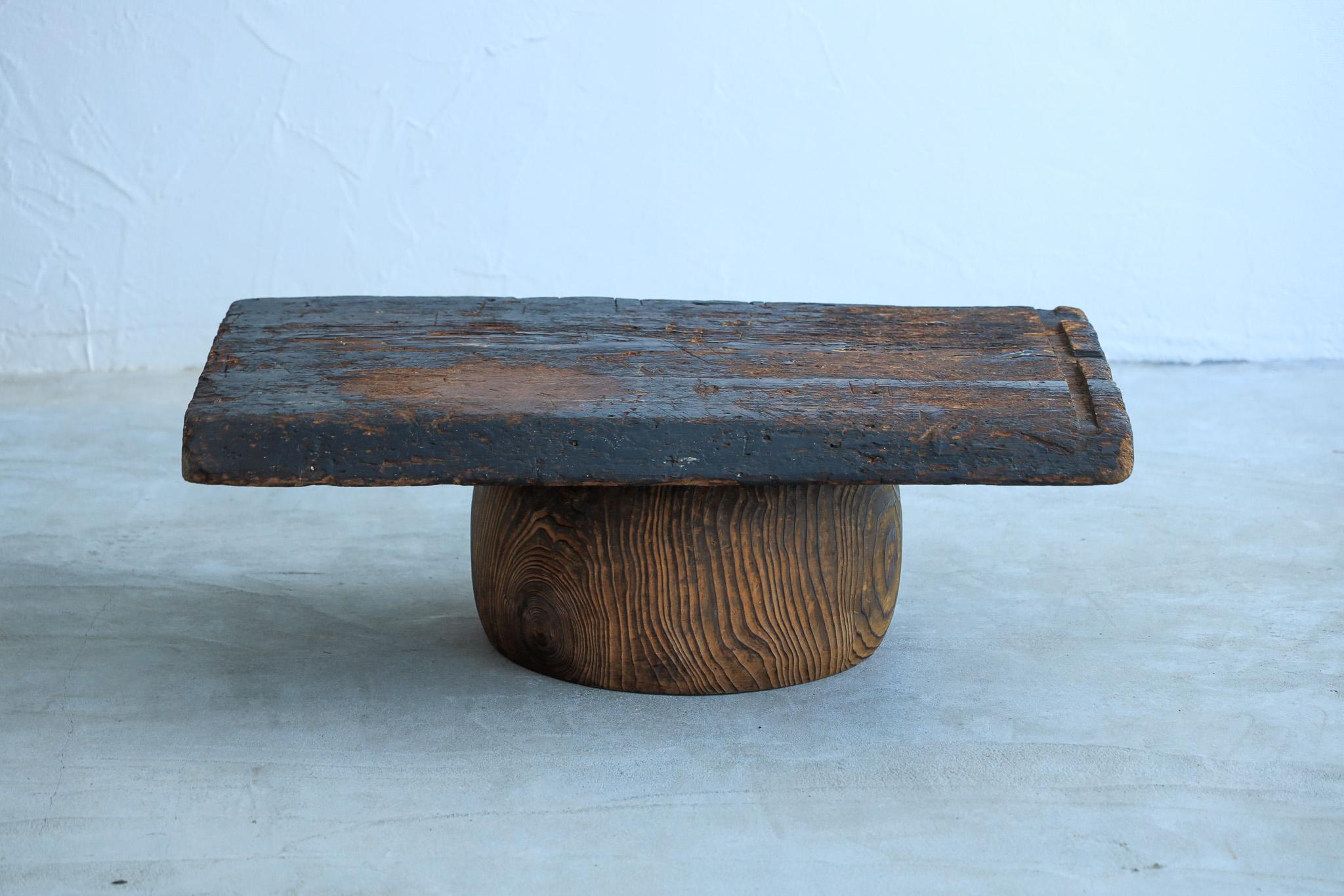 Taisho Japanese Antique Table, Table Wabi Sabi Mingei For Sale