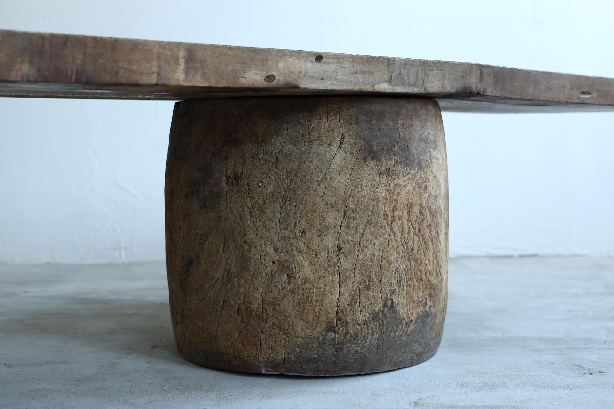 Hand-Crafted Japanese Antique Table, Table Primitive Wabi Sabi Mingei