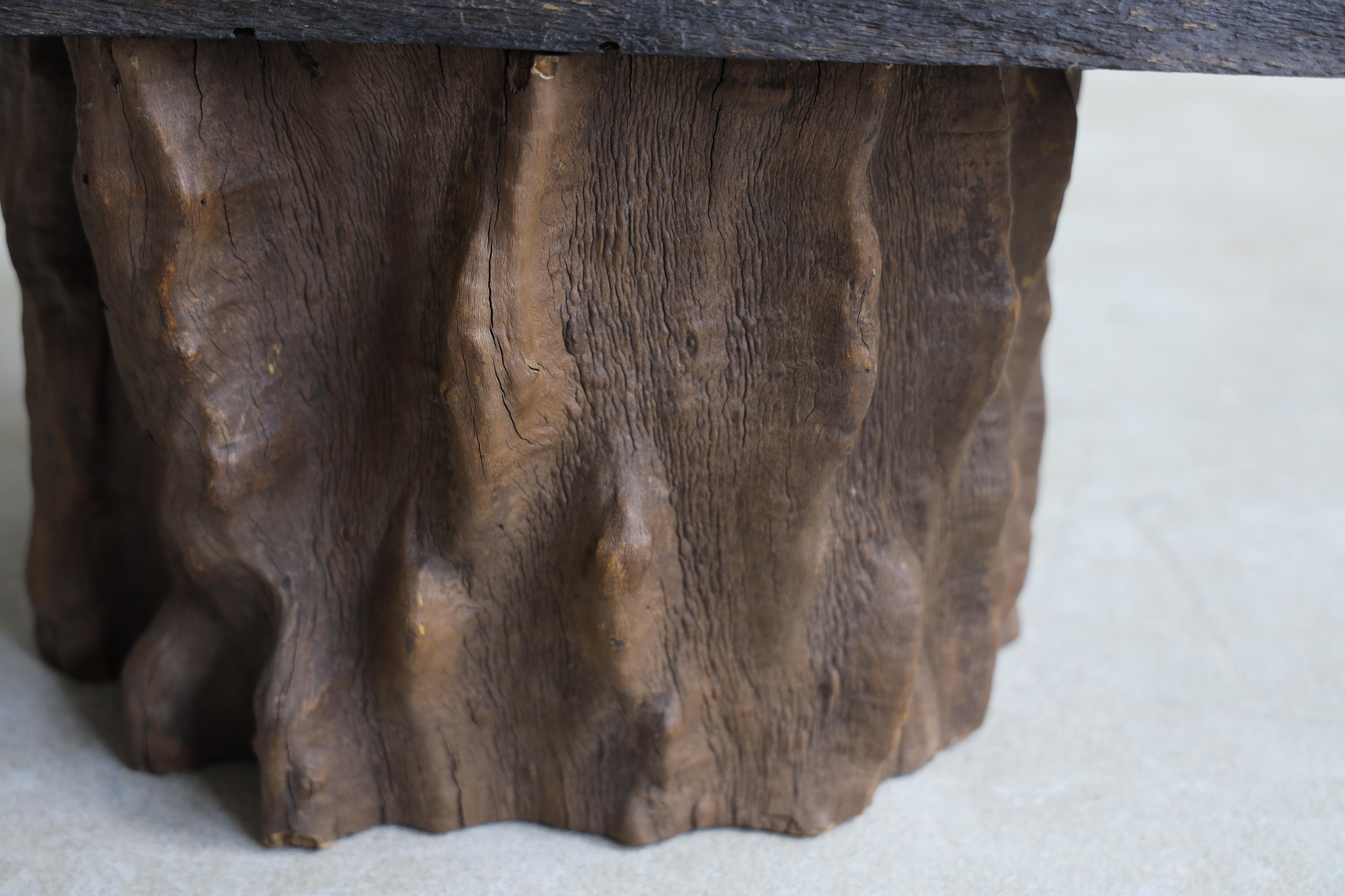 Mesa Japonesa Antigua, Mesa Rústica Wabi Sabi Mingei en Bastante bueno estado para la venta en Katori-Shi, 12