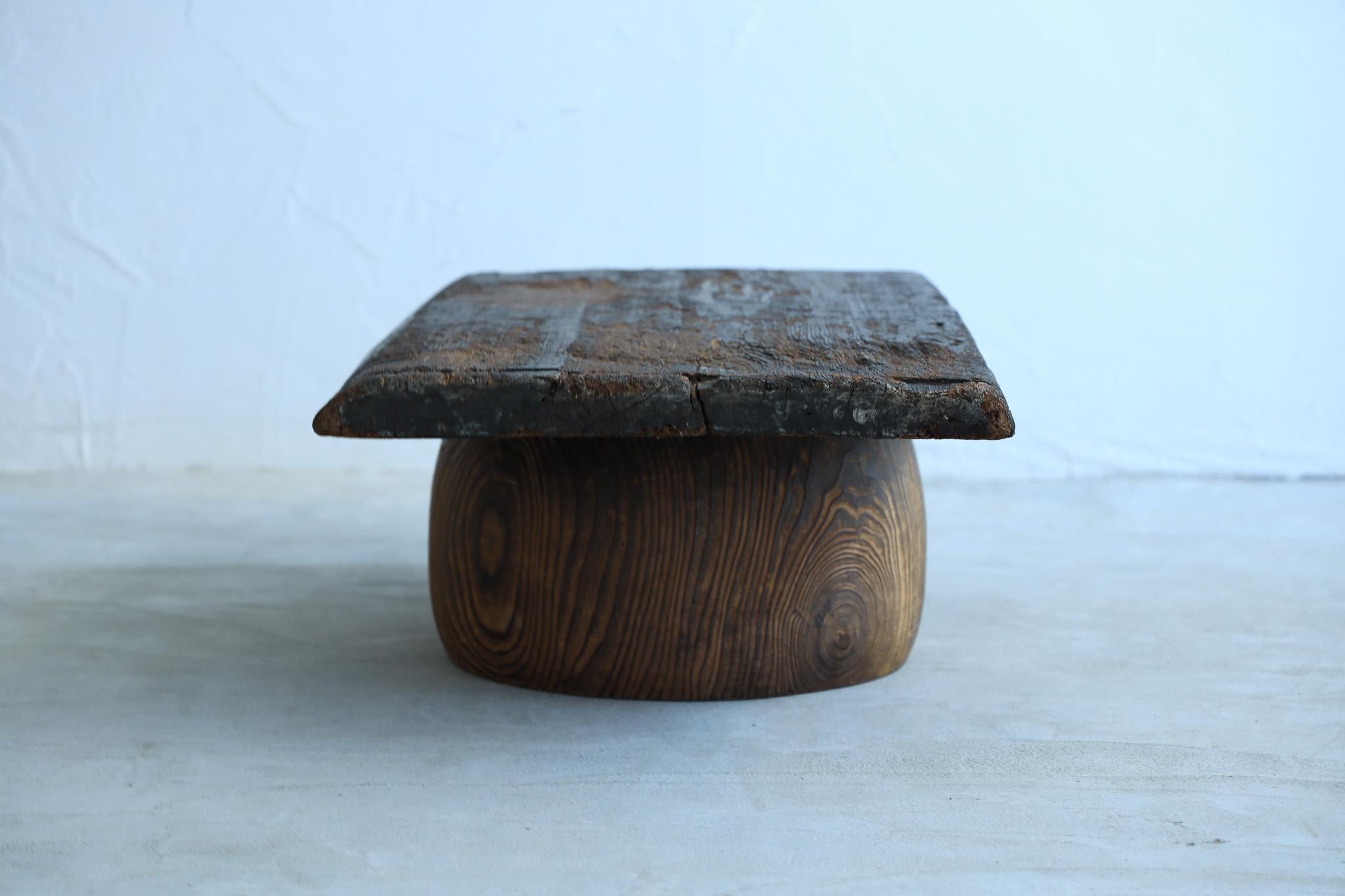 Japanese Antique Table, Table Wabi Sabi Mingei In Fair Condition For Sale In Katori-Shi, 12