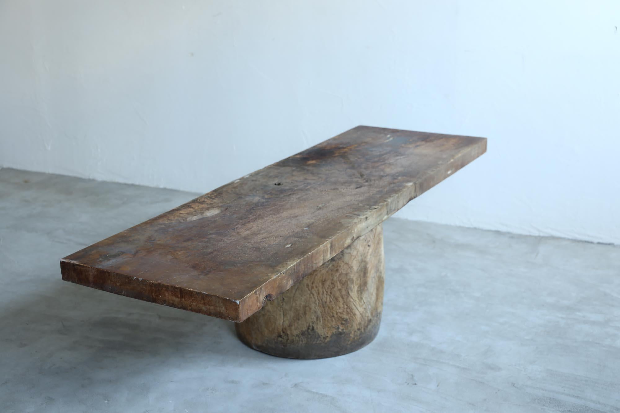 20th Century Japanese Antique Table, Table Primitive Wabi Sabi Mingei