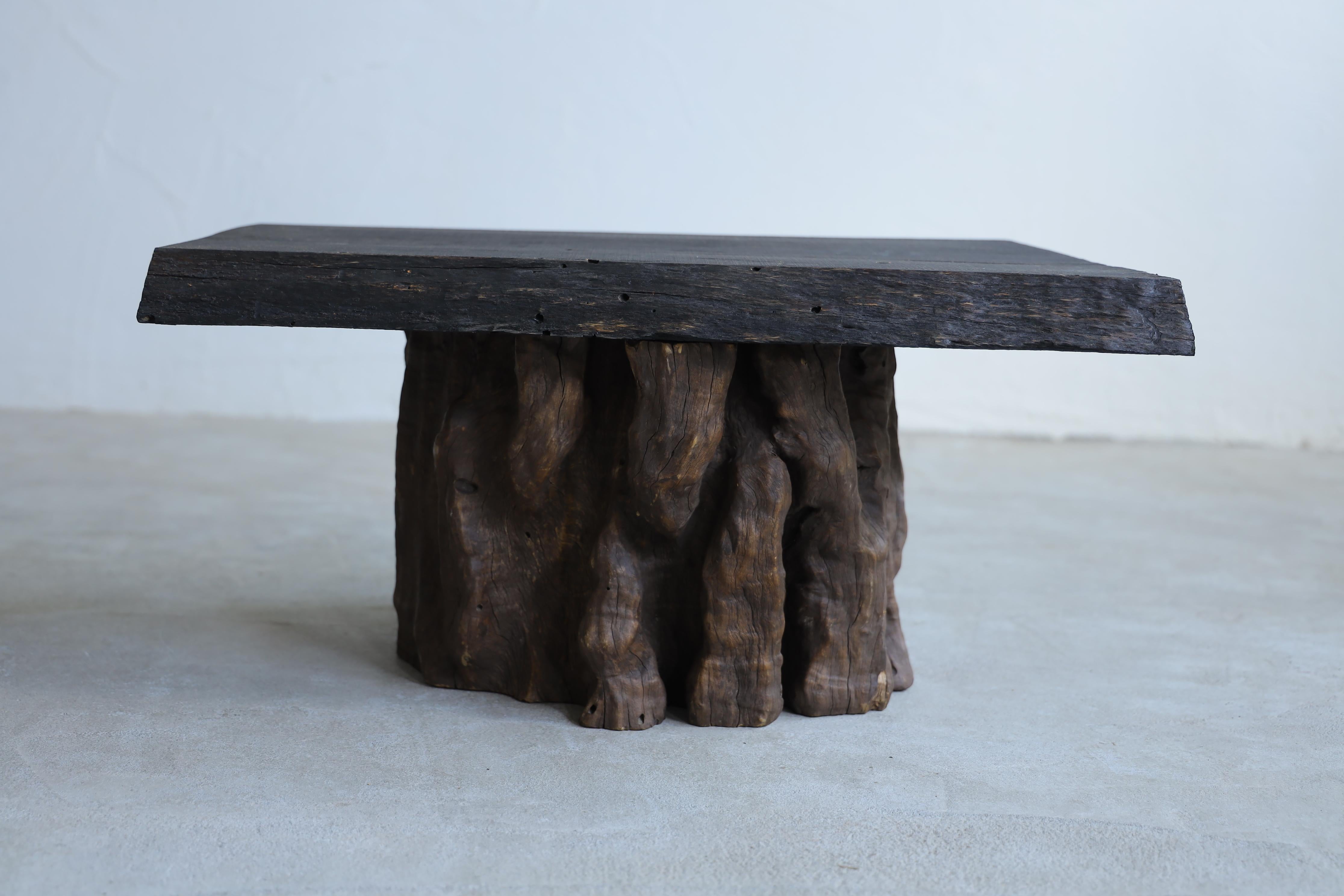 Mesa Japonesa Antigua, Mesa Rústica Wabi Sabi Mingei en venta 2