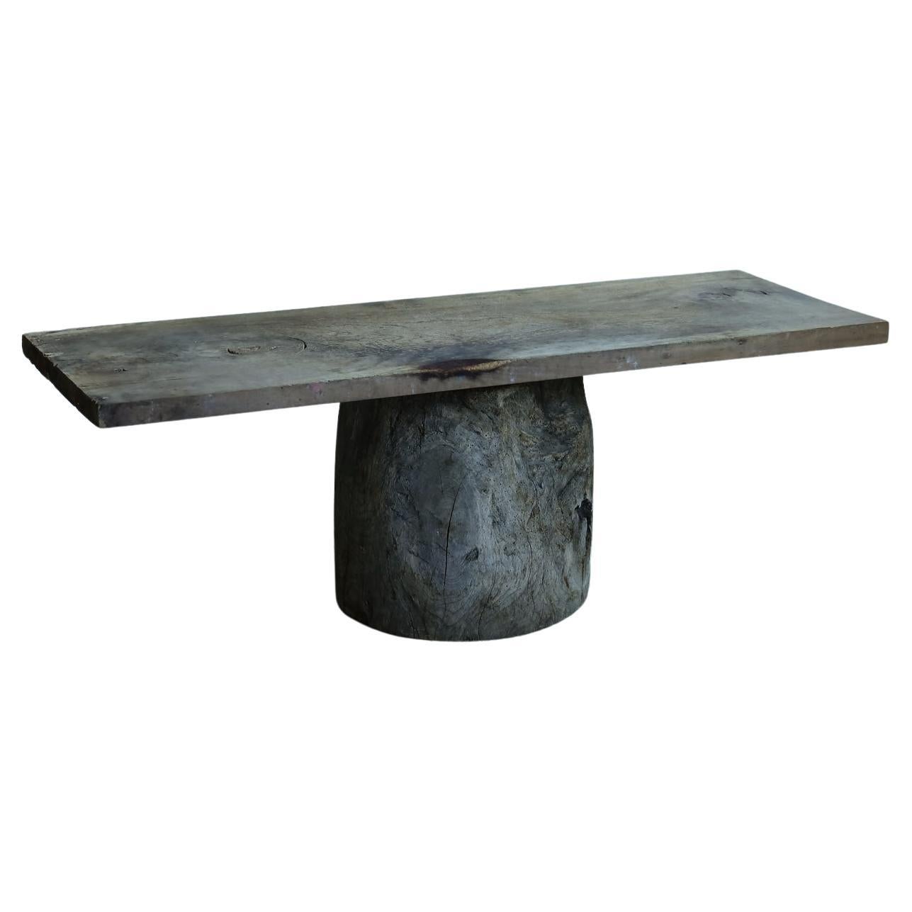 Japanese Antique Table, Table Rustic Wabi Sabi Mingei