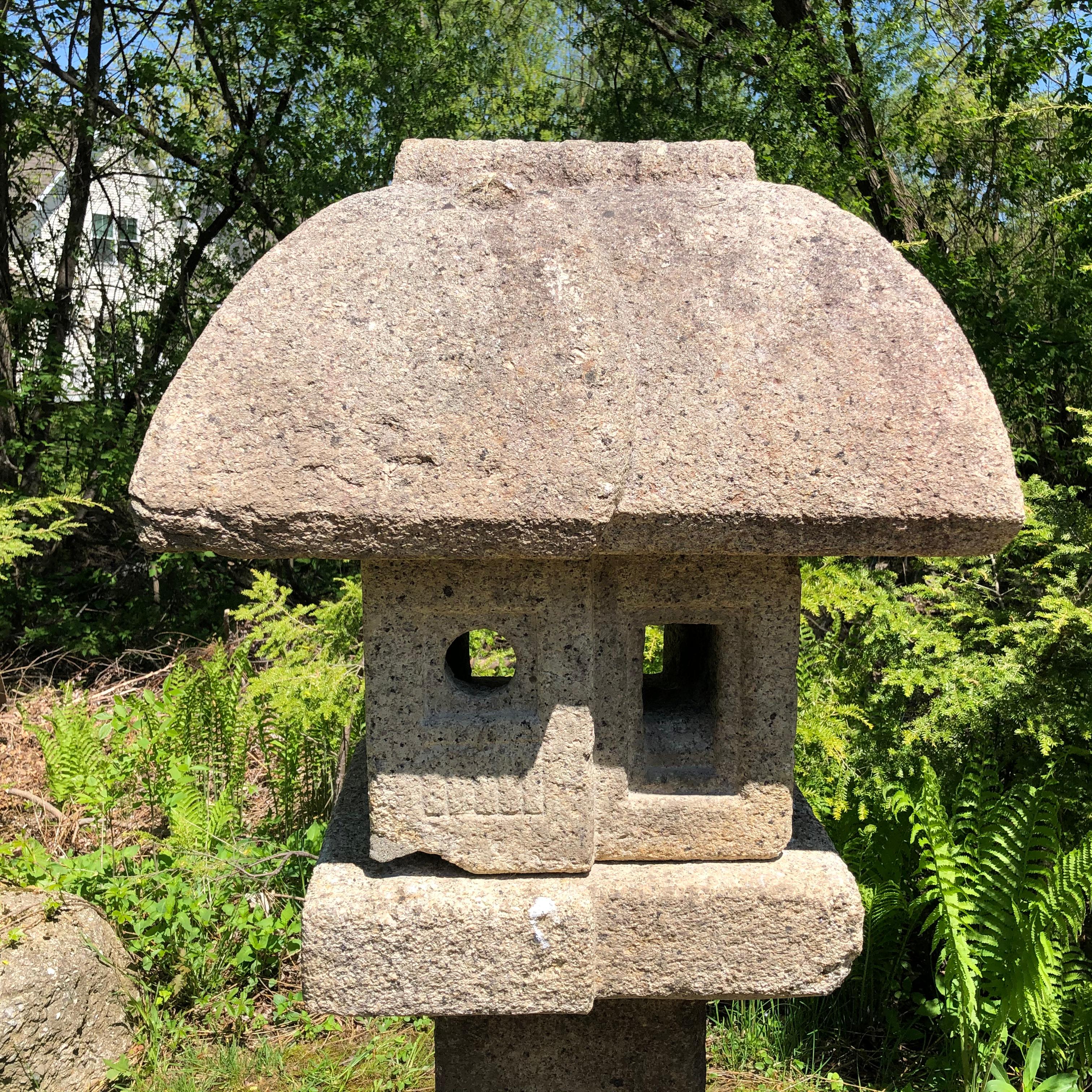 Taisho Japanese Antique Tall Mountain Minka House Lantern