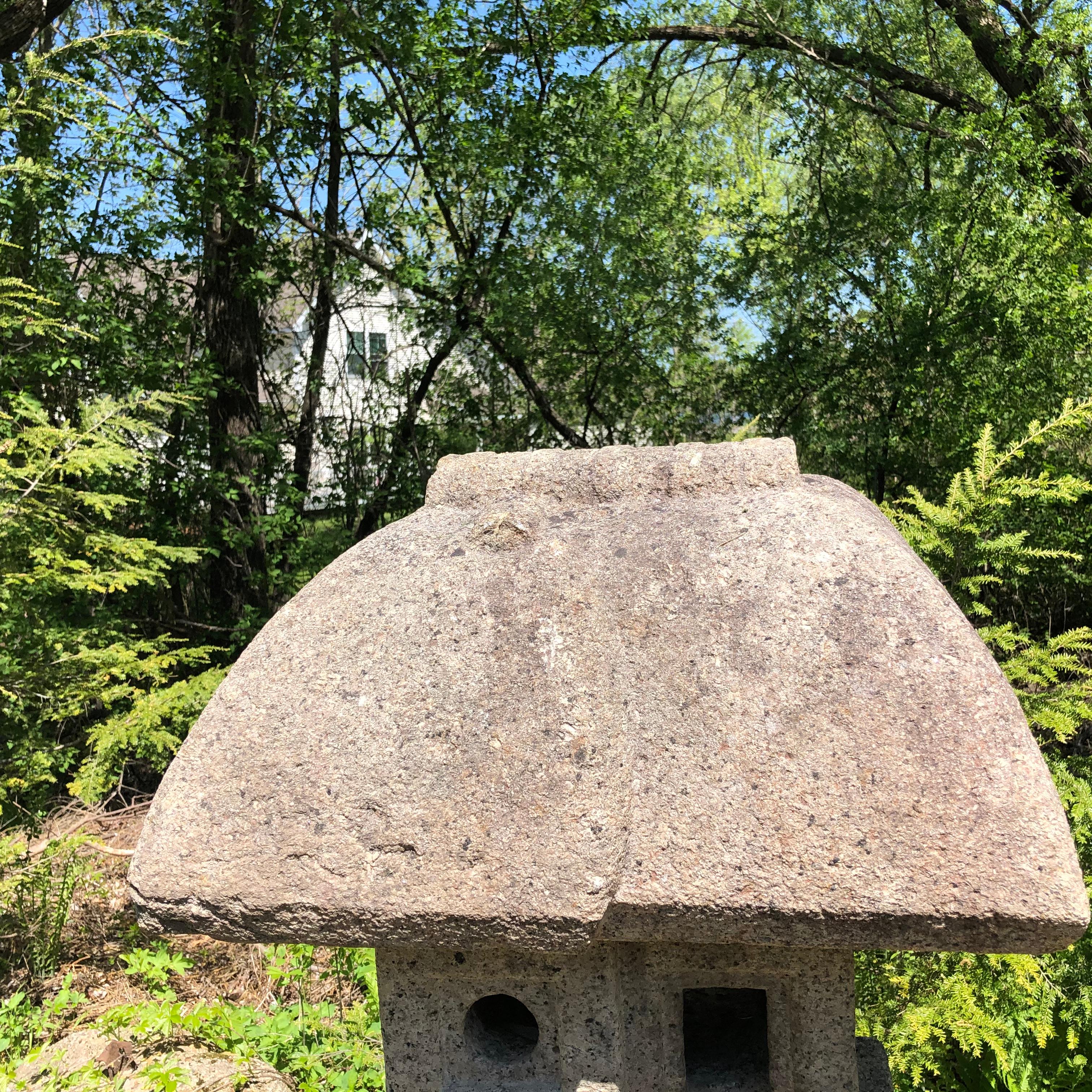 Japanese Antique Tall Mountain Minka House Lantern 5