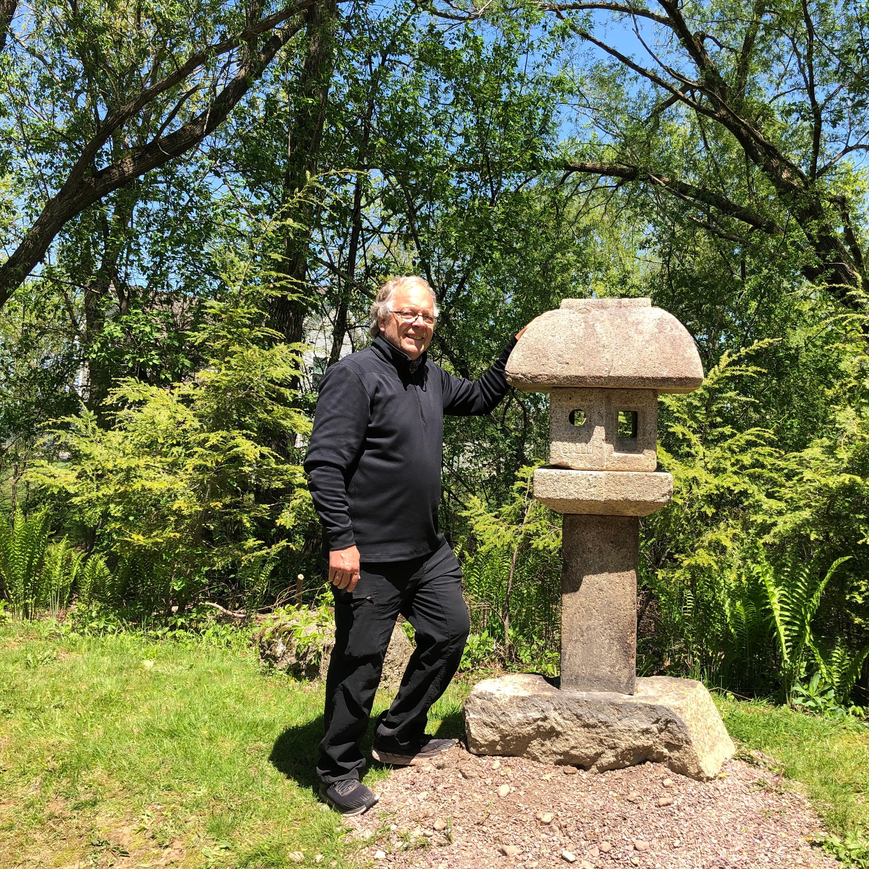 From our recent Japanese Acquisitions Travels- new discovery, one of the most elusive lanterns 

Here's a beautiful and unique way to accent your indoor or outdoor garden space with this treasure from Japan!

This is a tall five piece carving in