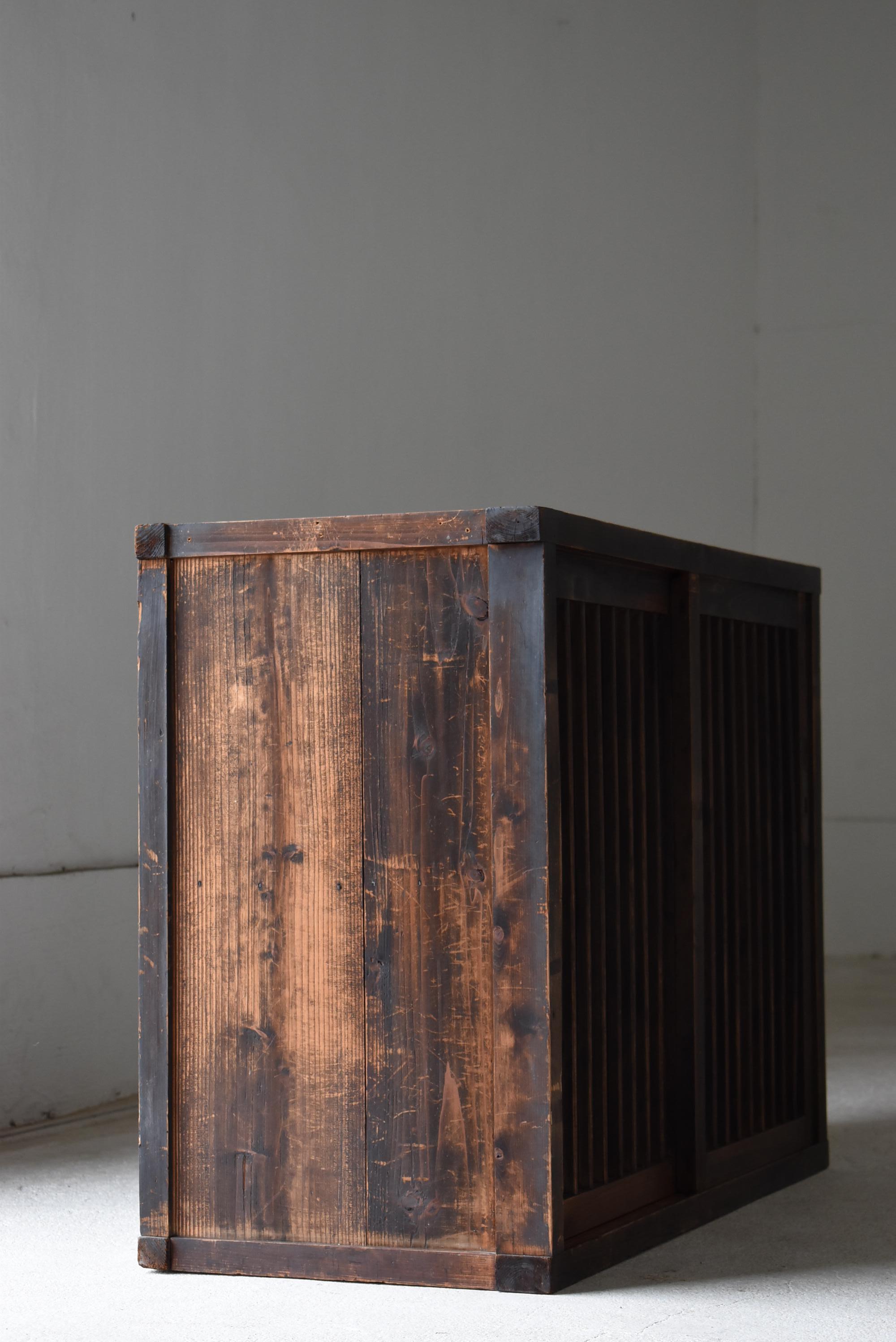 Japanese Antique Tansu 1860s-1900s / Cabinet Chests of Drawers Wabi Sabi Mingei 3