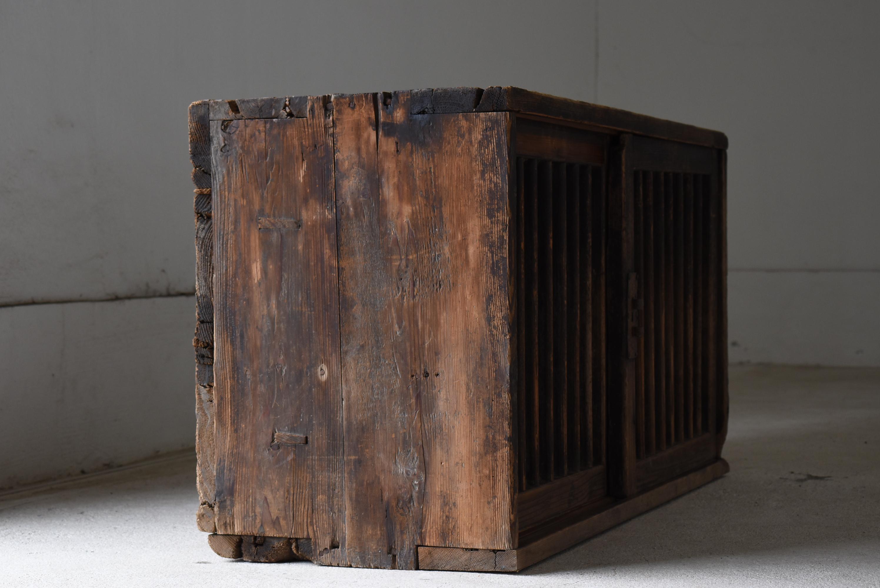 Japanese Antique Tansu 1860s-1900s / Sideboard Cabinet Wabisabi 5