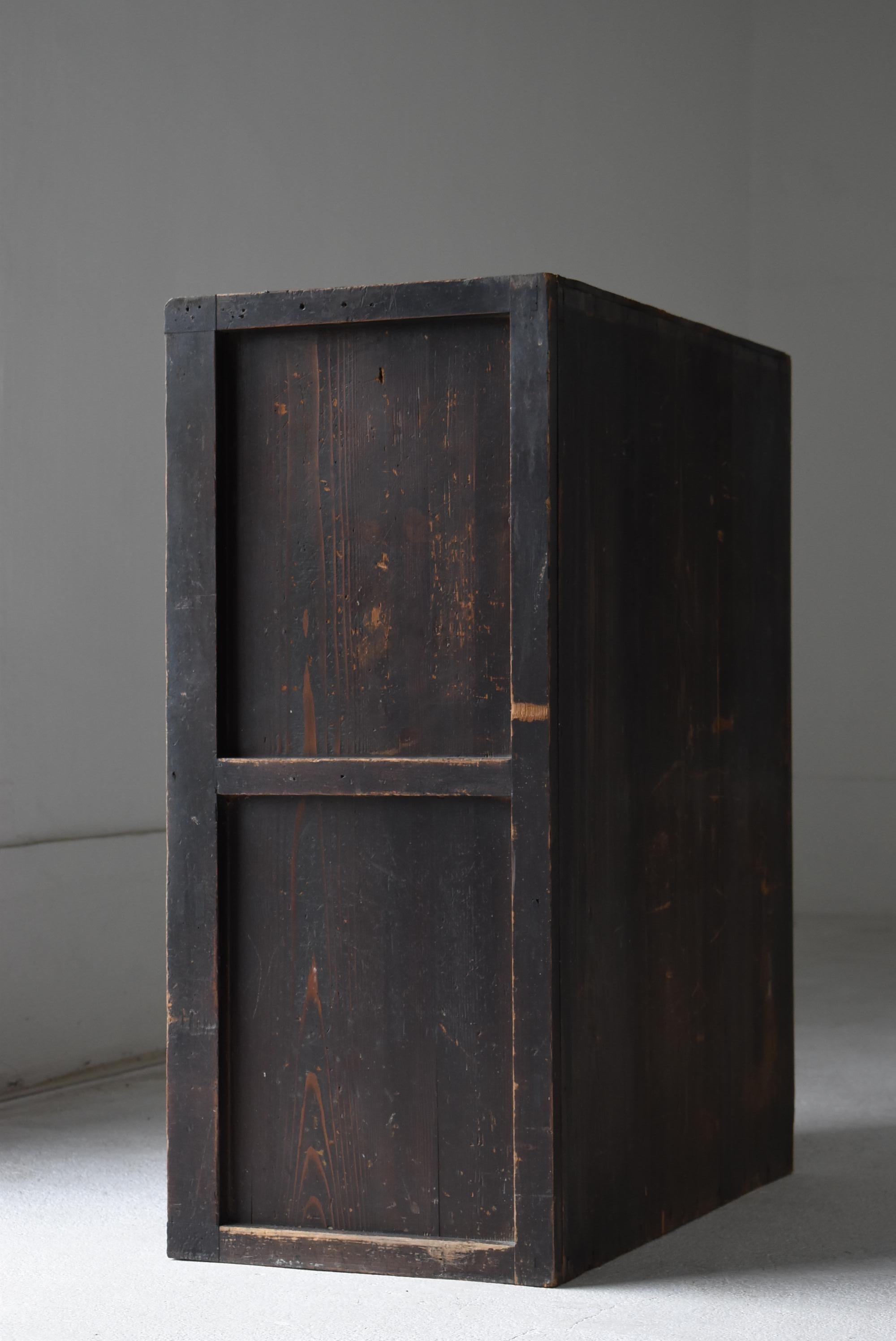 Antico Tansu giapponese del 1860-1900 / Credenza Wabisabi in vendita 9