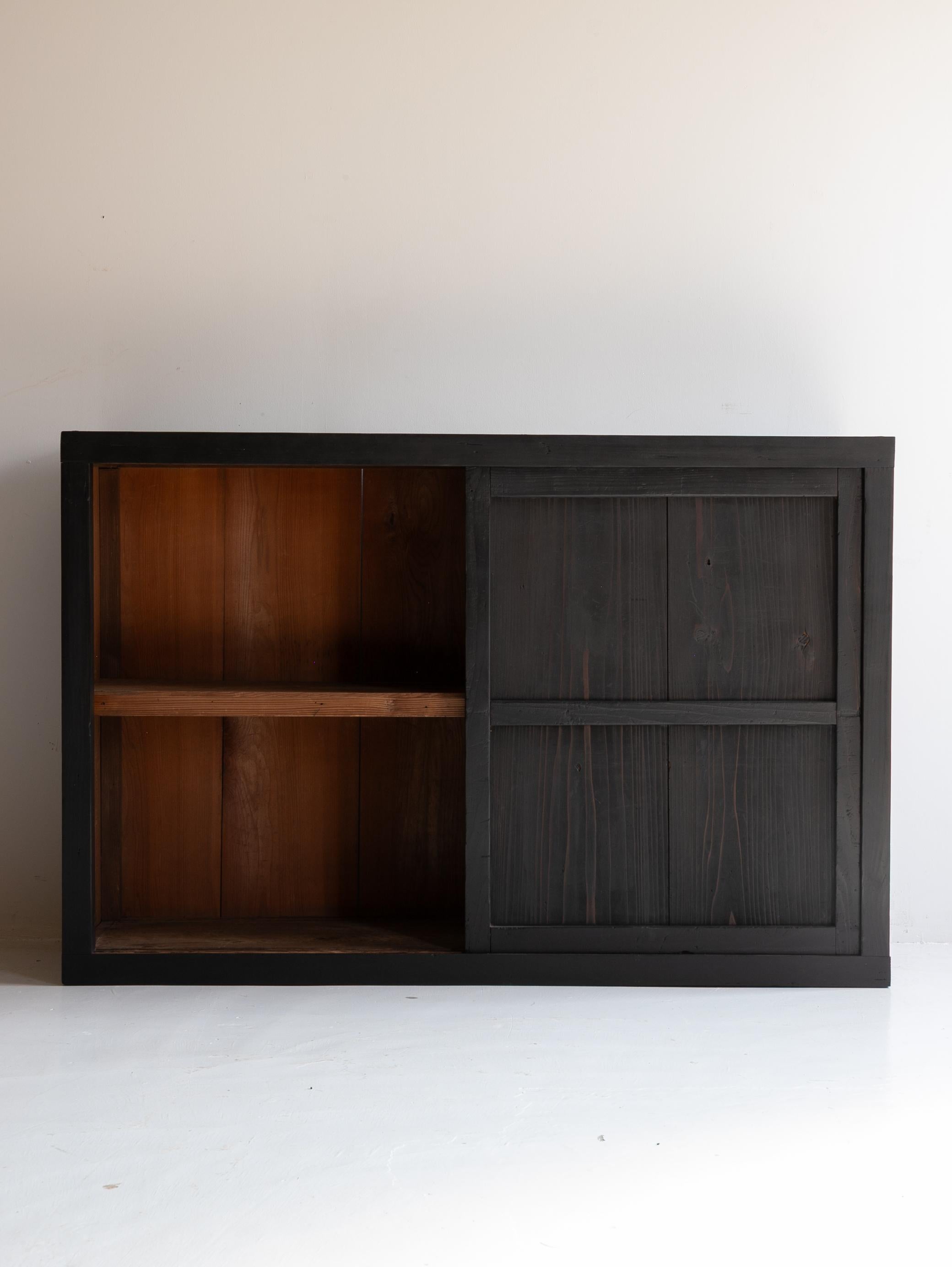 19th Century Japanese Antique Tansu 1860s-1900s / Sideboard Wabi Sabi #01 For Sale