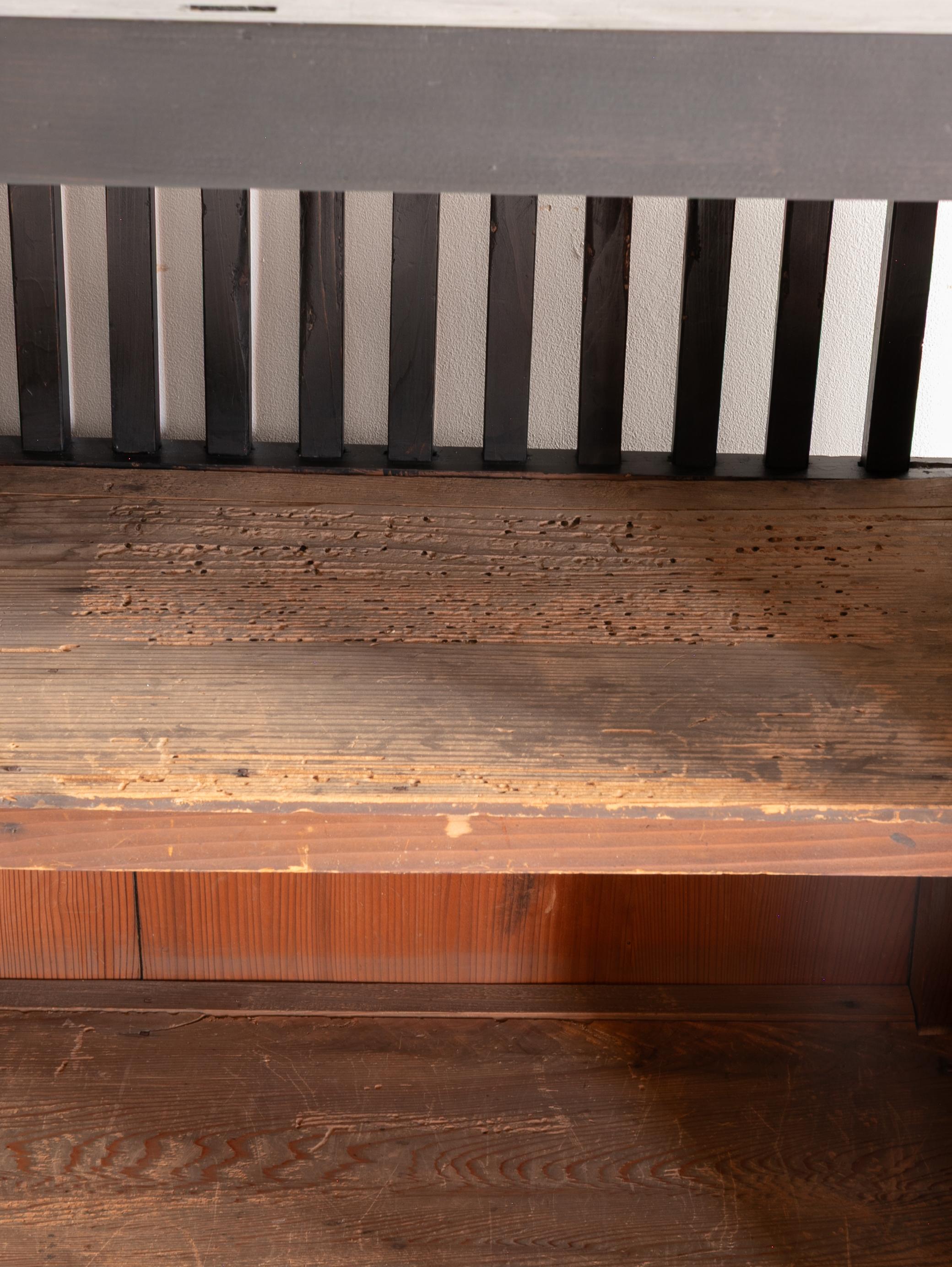 Japanese Antique Tansu 1860s-1900s / Sideboard Wabi Sabi #02 For Sale 5