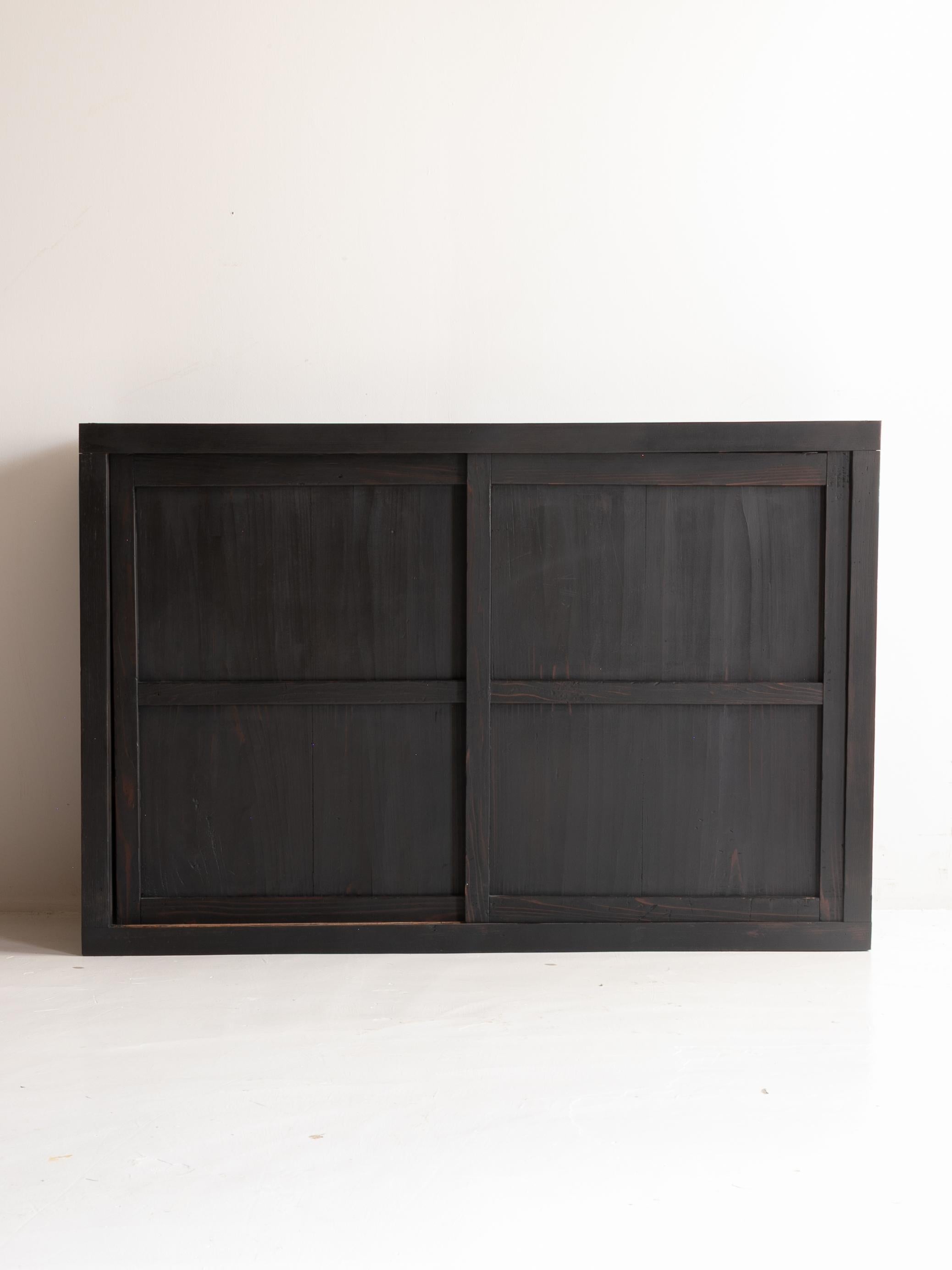 19th Century Japanese Antique Tansu 1860s-1900s / Sideboard Wabi Sabi #02 For Sale