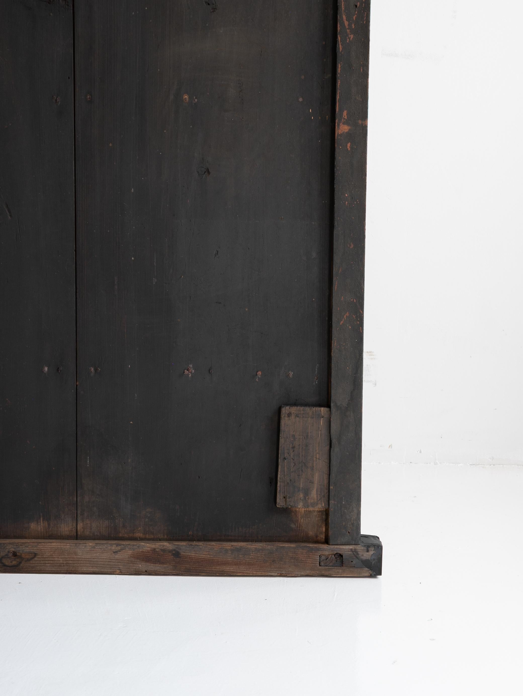 Japanese Antique Tansu 1860s-1900s / Sideboard Wabi Sabi For Sale 11