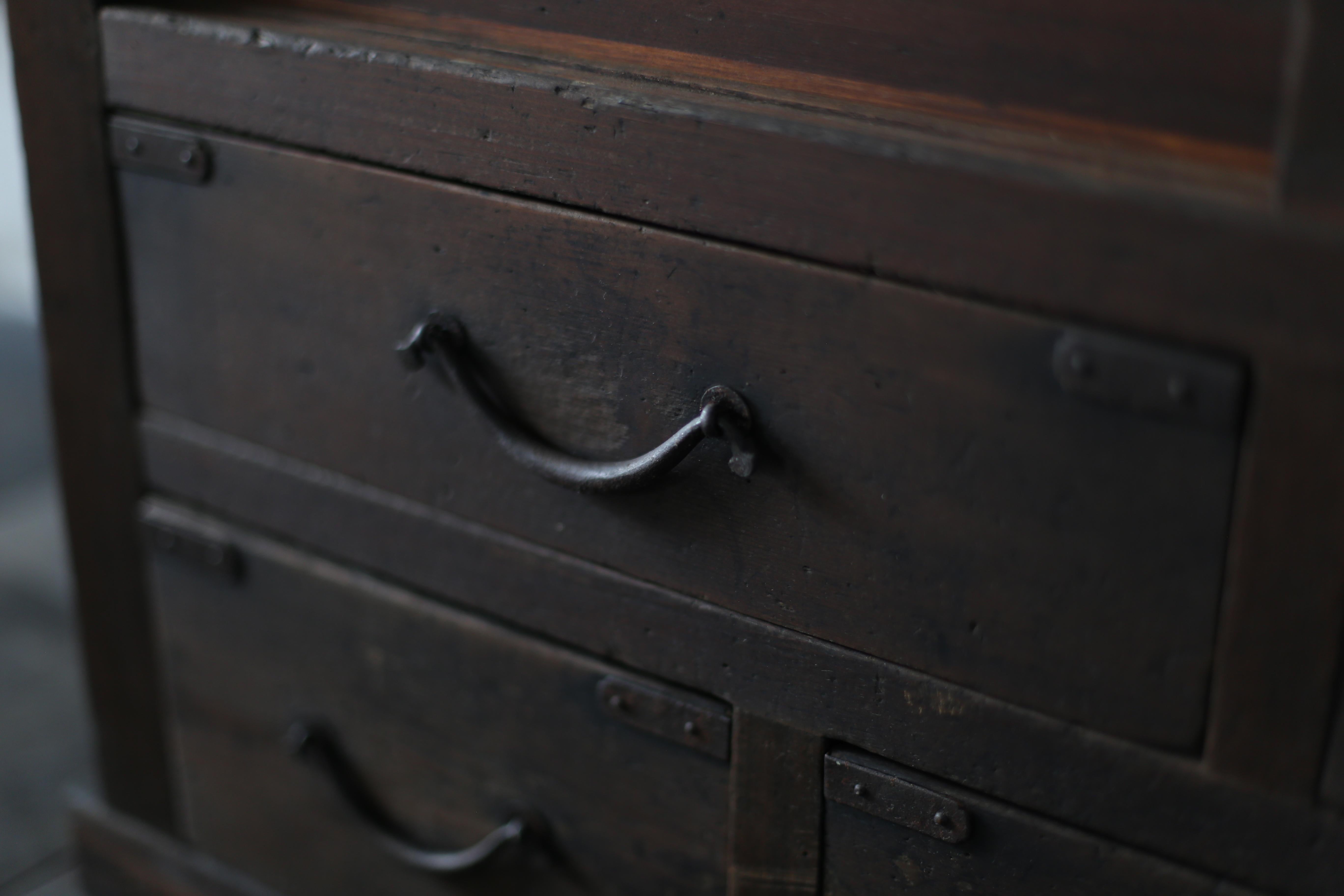 Ancienne commode japonaise Tansu 1860s-1920s en vente 6