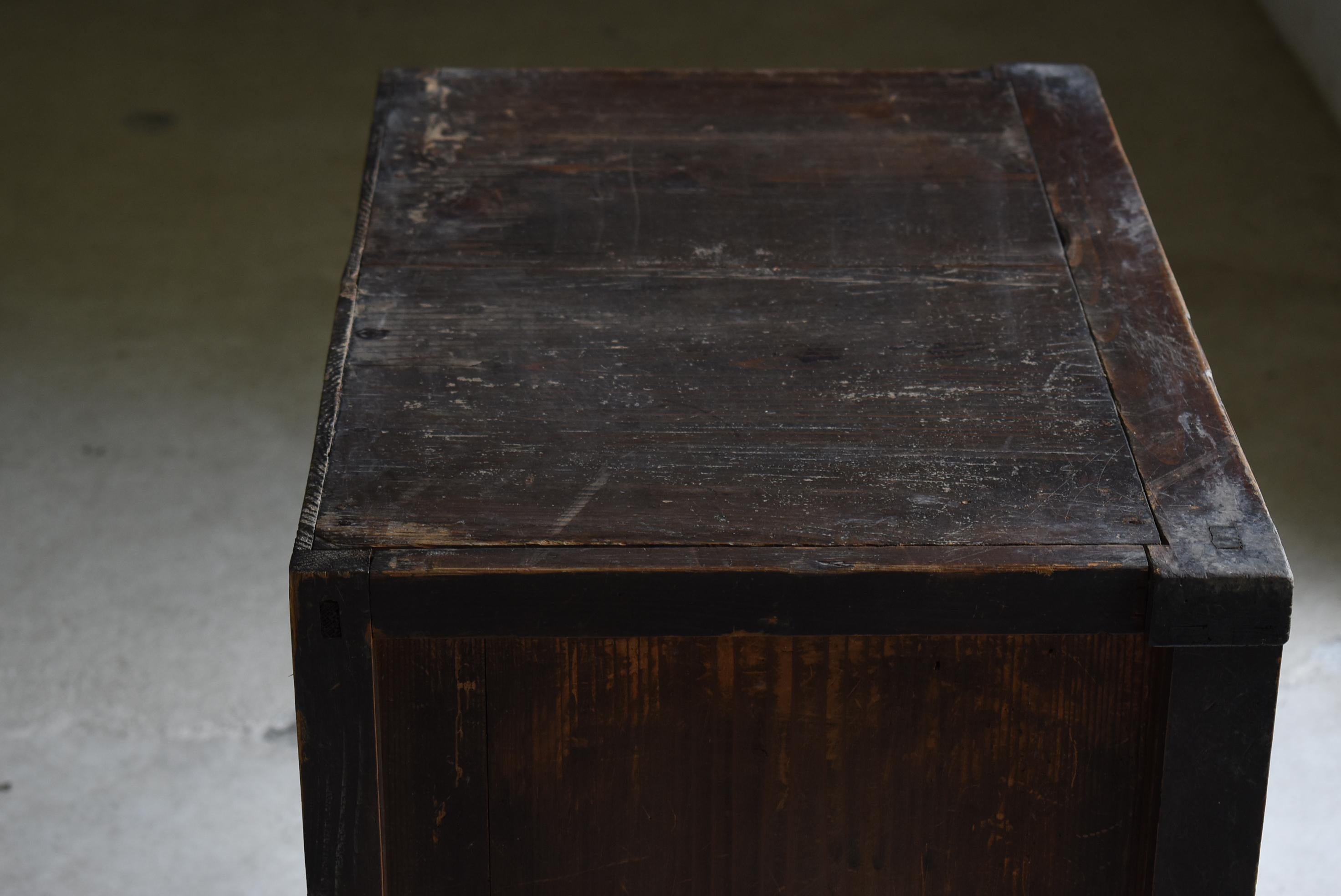 Japanese Antique Tansu 1860s-1920s / Chest of Drawer Wabi Sabi 9
