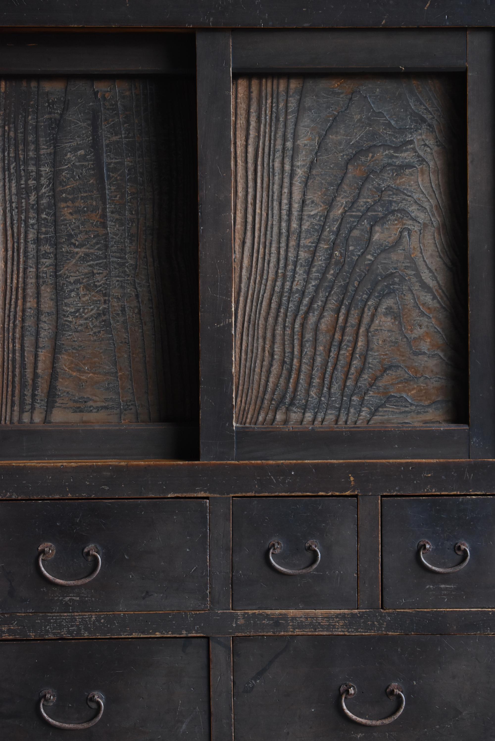Japanese Antique Tansu 1860s-1920s / Chest of Drawer Wabi Sabi 11