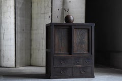 Japanese Antique Tansu 1860s-1920s / Chest of Drawer Wabi Sabi