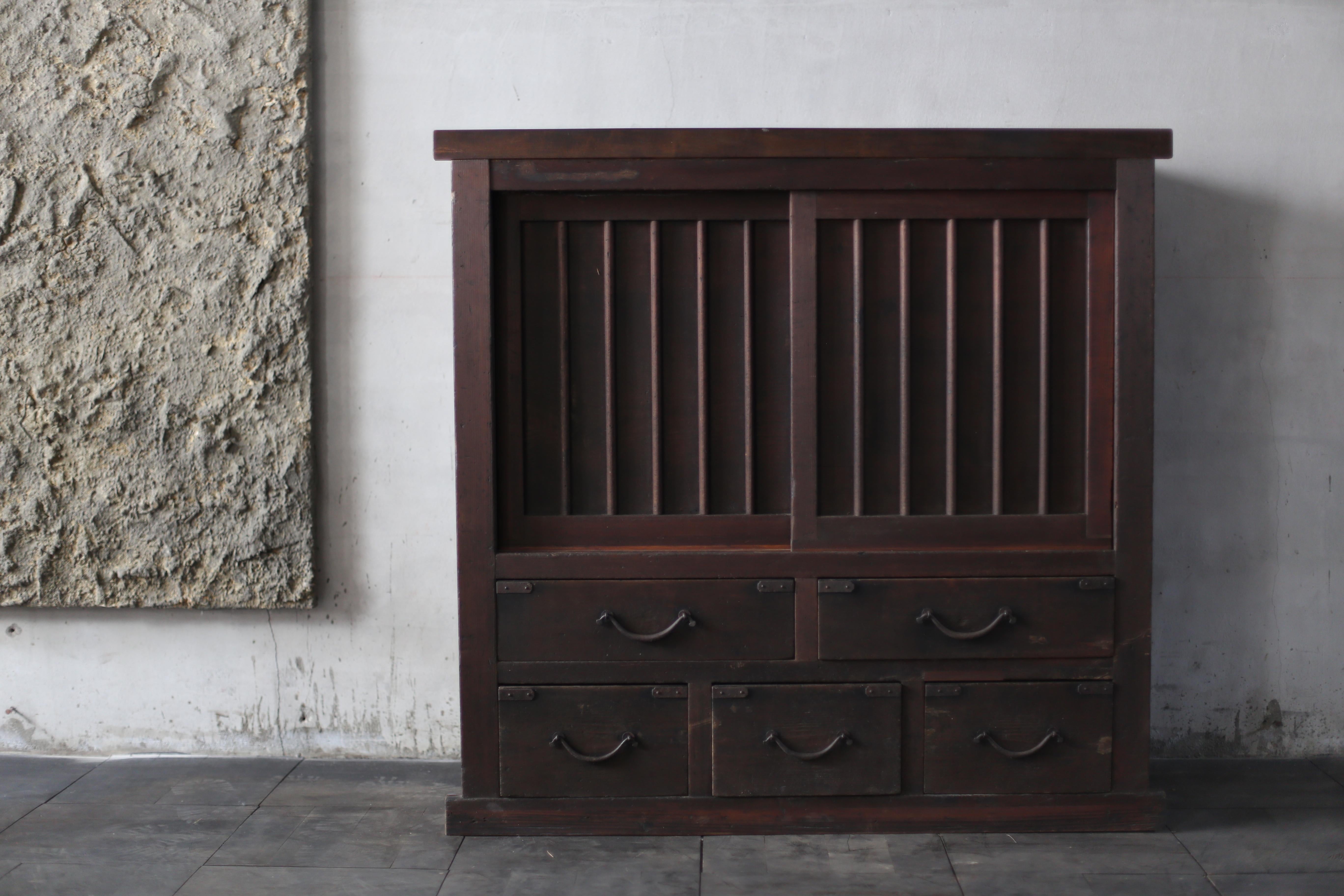 Meiji Ancienne commode japonaise Tansu 1860s-1920s en vente