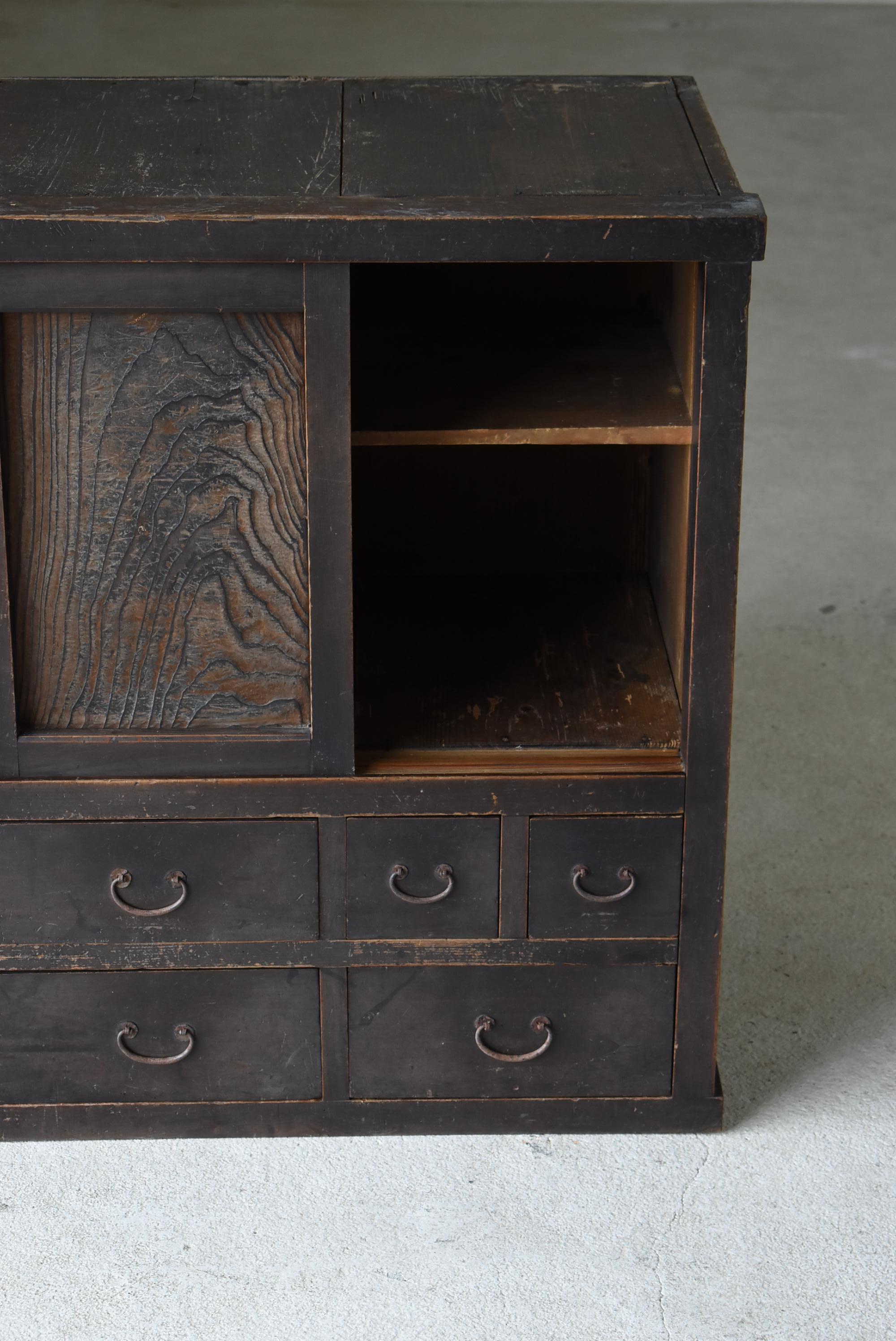 Japanese Antique Tansu 1860s-1920s / Chest of Drawer Wabi Sabi 2