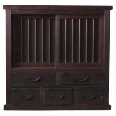 Ancienne commode japonaise Tansu 1860s-1920s