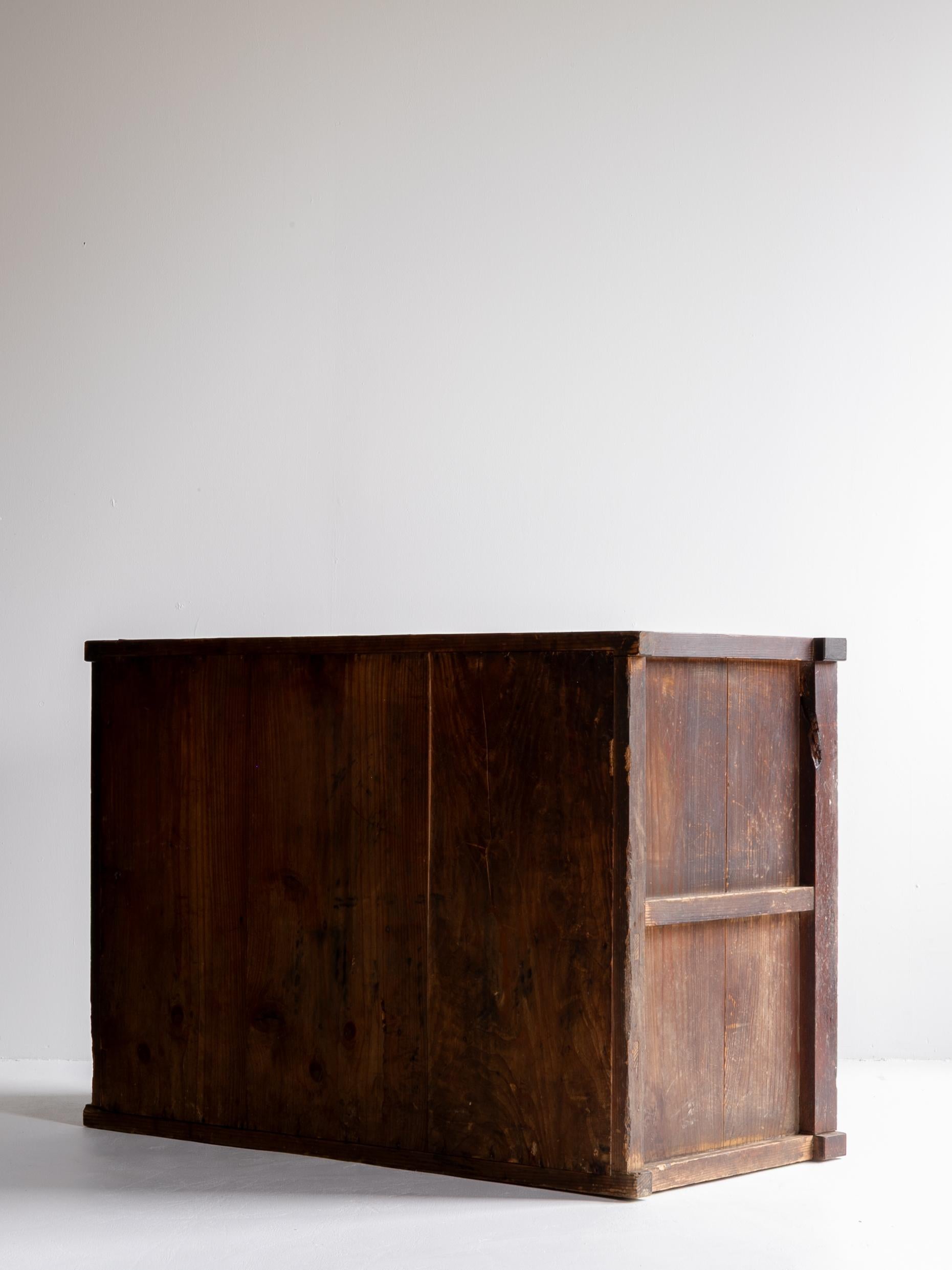 Japanese Antique Tansu Cabinet / Taishō–Shōwa Period 1910s–1940s For Sale 6