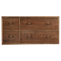 Japanese Antique, Tansu , Chest of Drawers Meiji Period, 1879