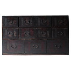 Tansu Antiguo Japonés / Cajonera / 1868-1912s / Wabi-Sabi Mingei