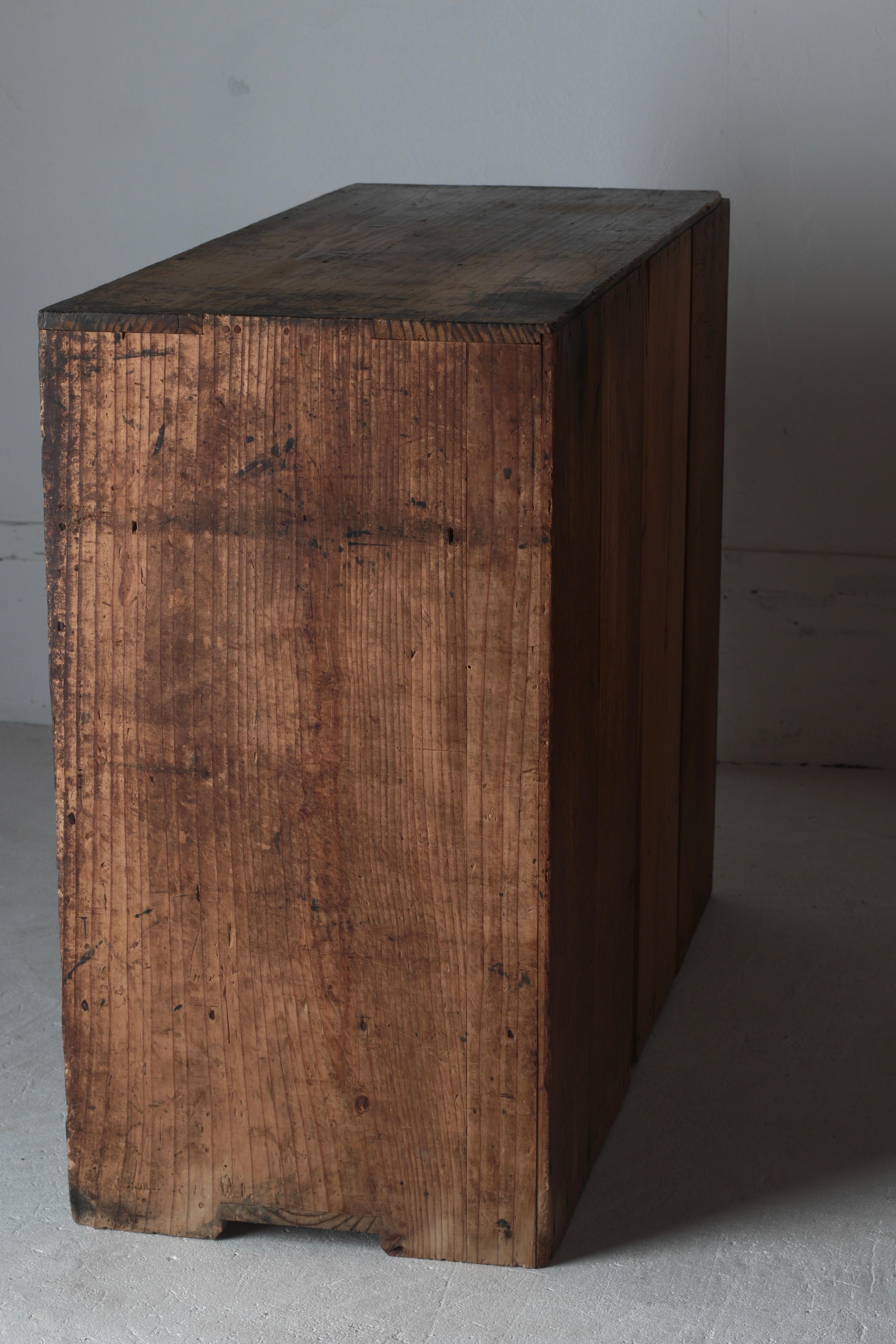 Japanese Antique Tansu / Drawer Cabinet / Edo Period / Wabi-Sabi Mingei 5