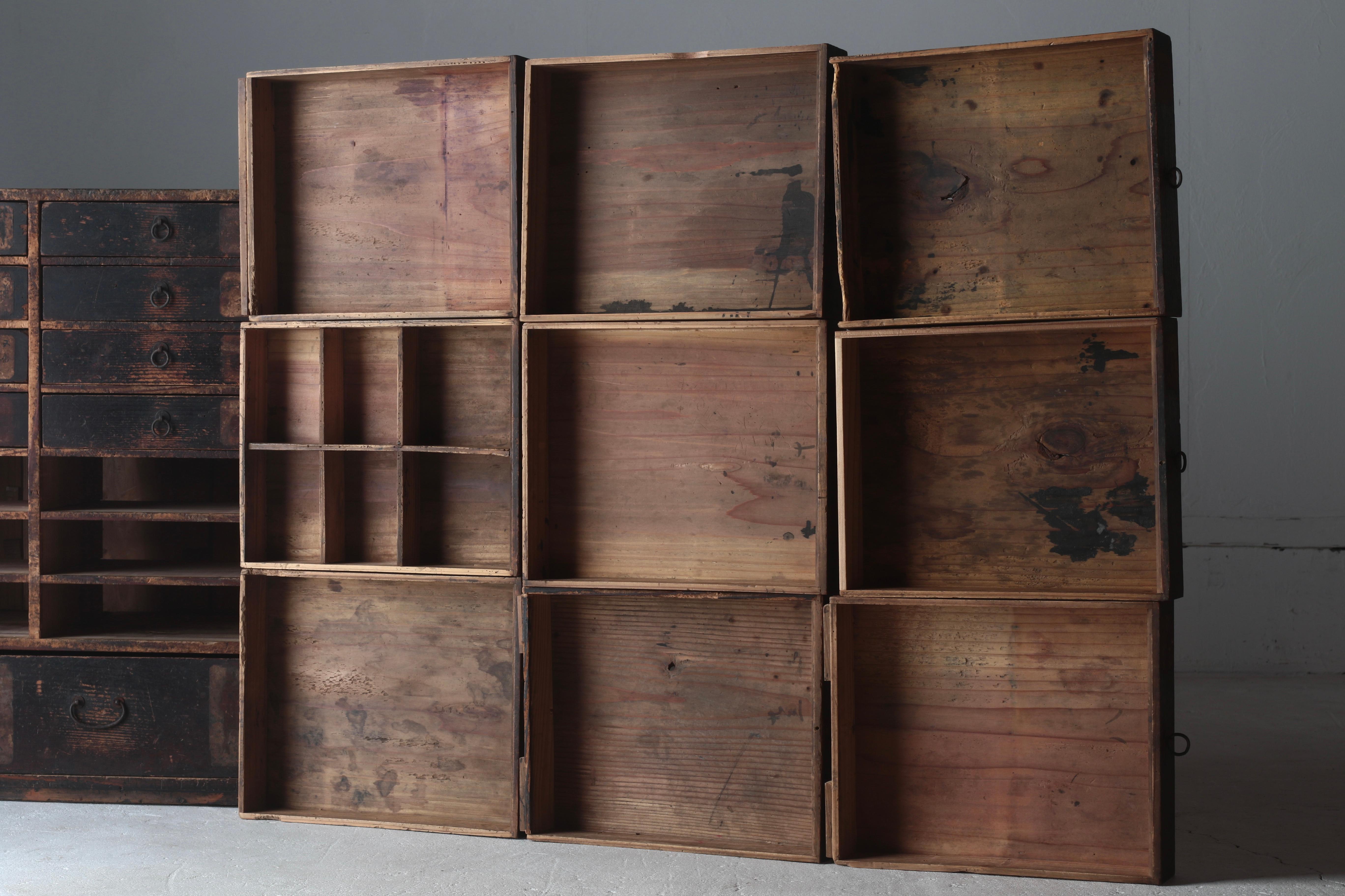 Japanese Antique Tansu / Drawer Cabinet / Edo Period / Wabi-Sabi Mingei 10