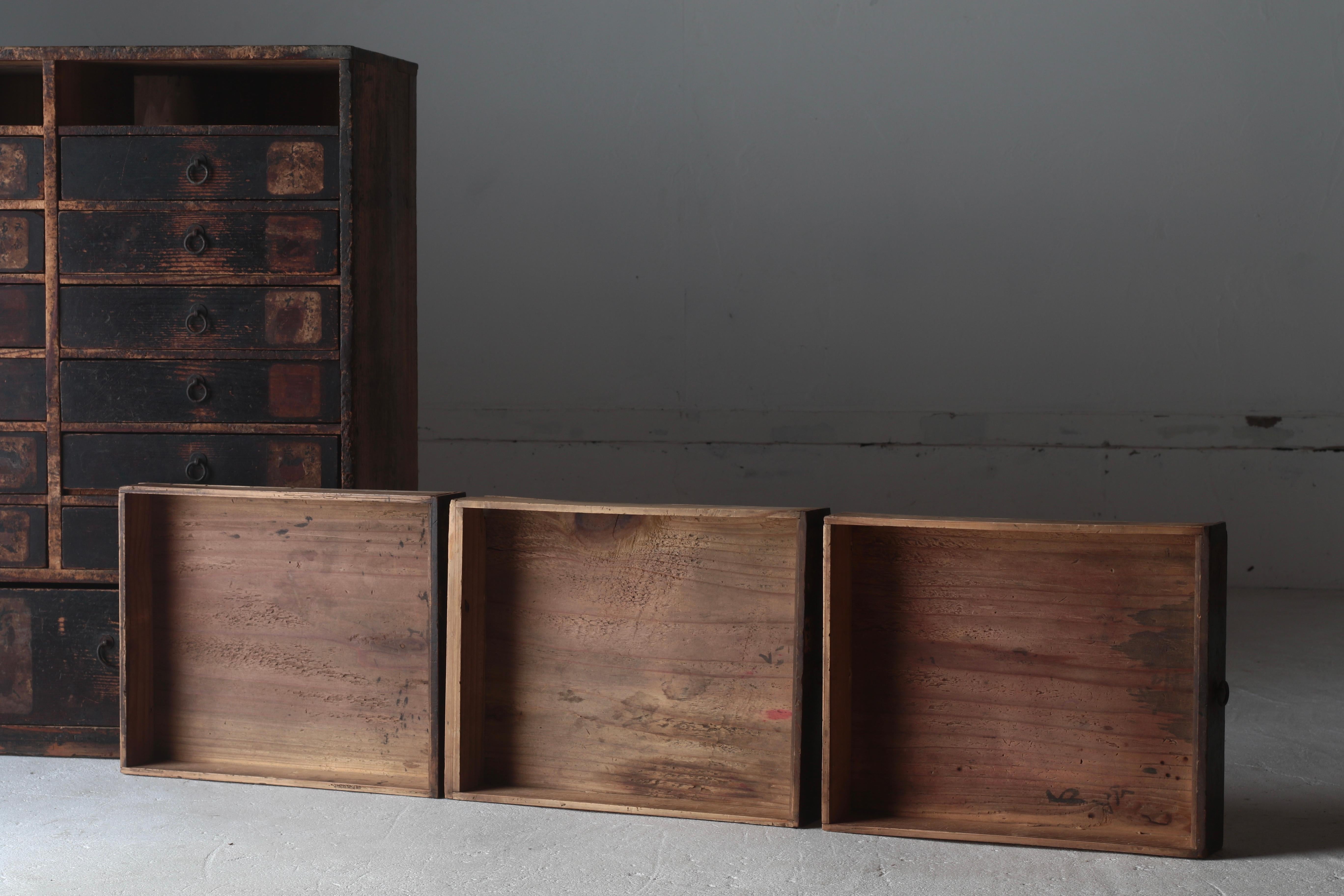 Japanese Antique Tansu / Drawer Cabinet / Edo Period / Wabi-Sabi Mingei 12