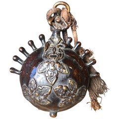 Japanese Antique "Tea Ceremony" Bronze Hand Bell 19th Century, Lovely Sound