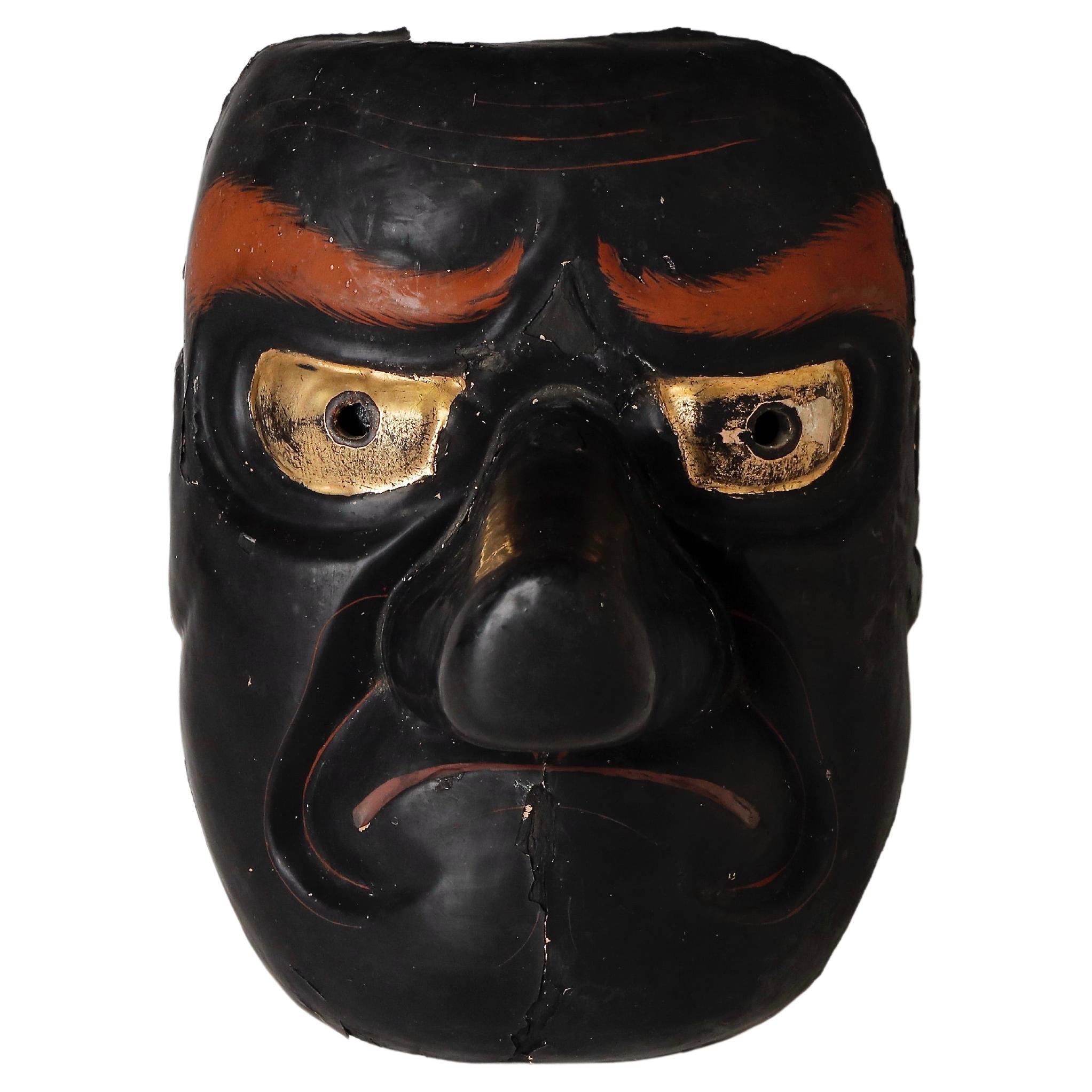 Japanese Antique Tengu Mask, 18th Century