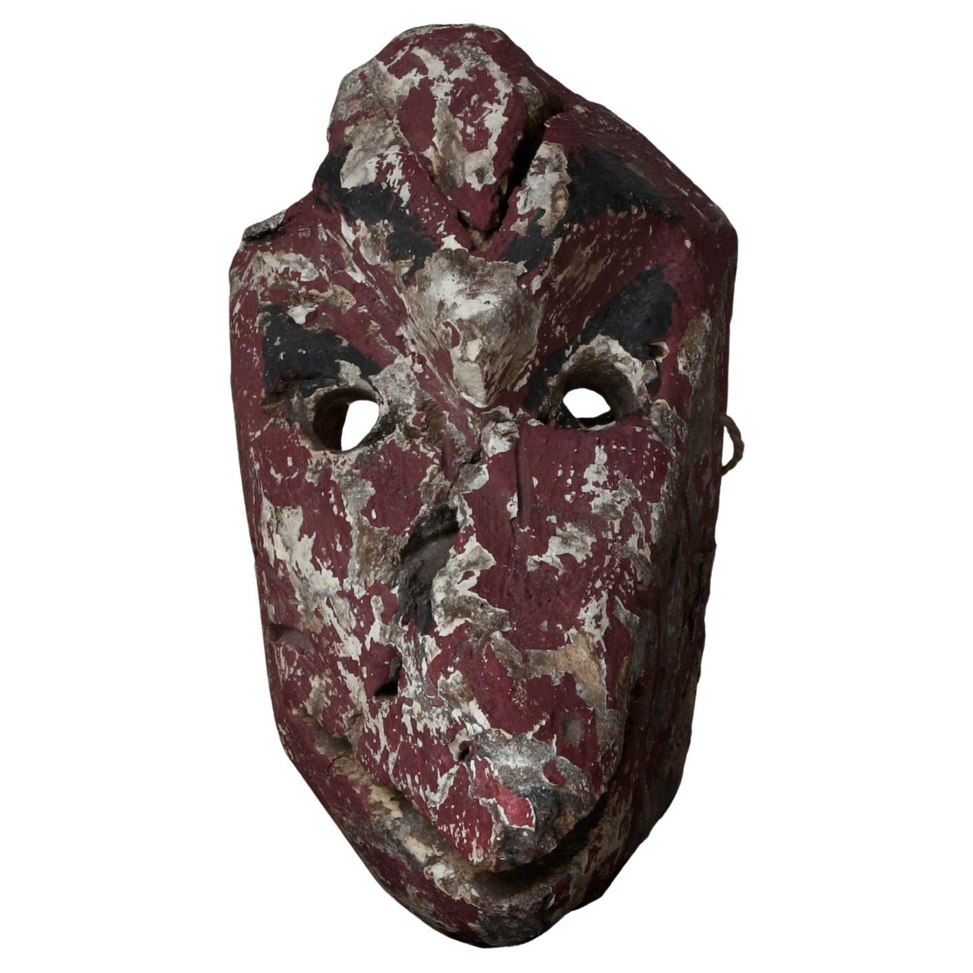 Cara de Tengu Japonés Antiguo / Objeto / 1868-1912s / Wabi-sabi Mingei