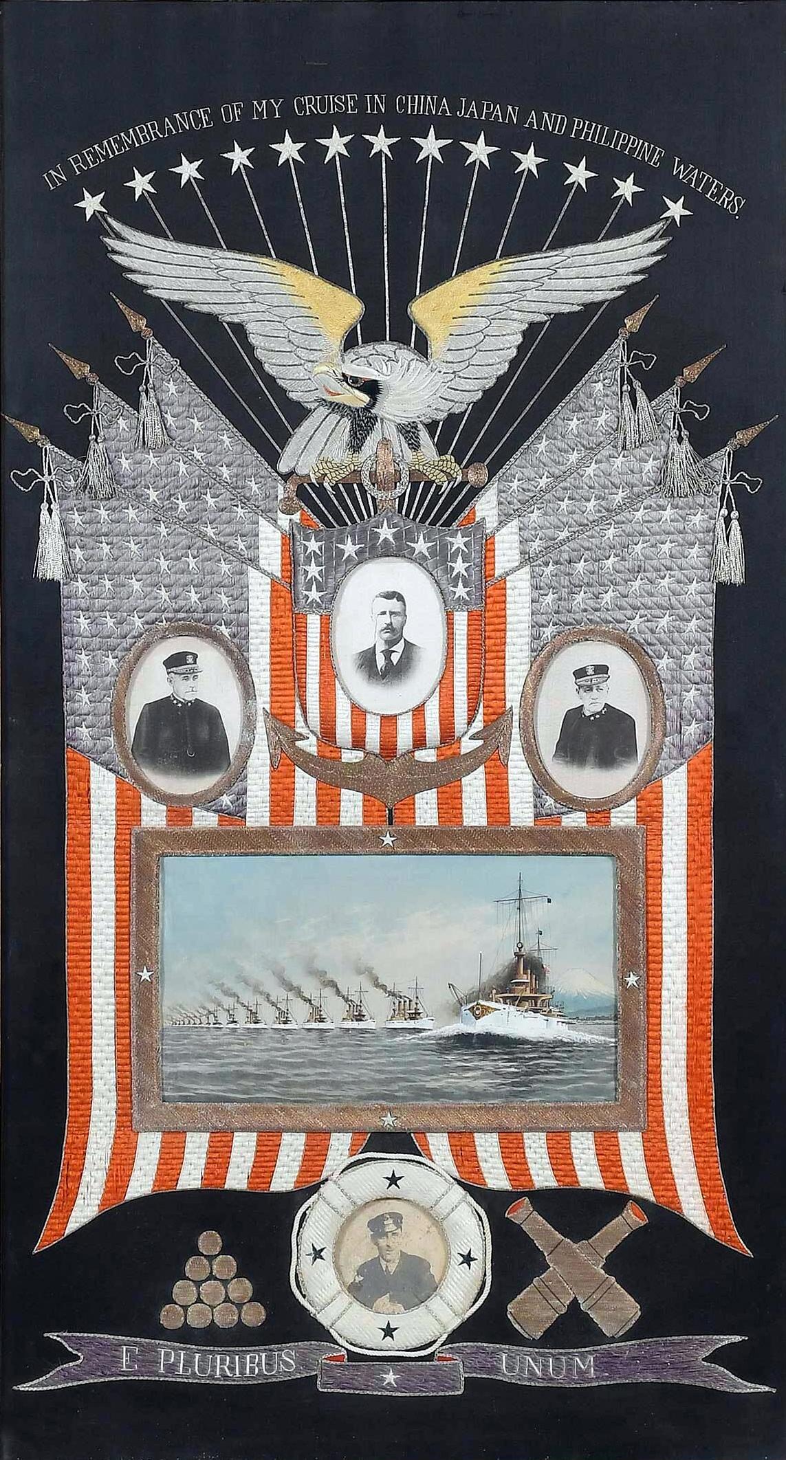 Nicknamed Great White Fleet, the sailing of the United States Navy battleships around the globe from December 16, 1907 to February 22, 1909 by order of United States President Theodore Roosevelt was to make friendly courtesy visits to numerous