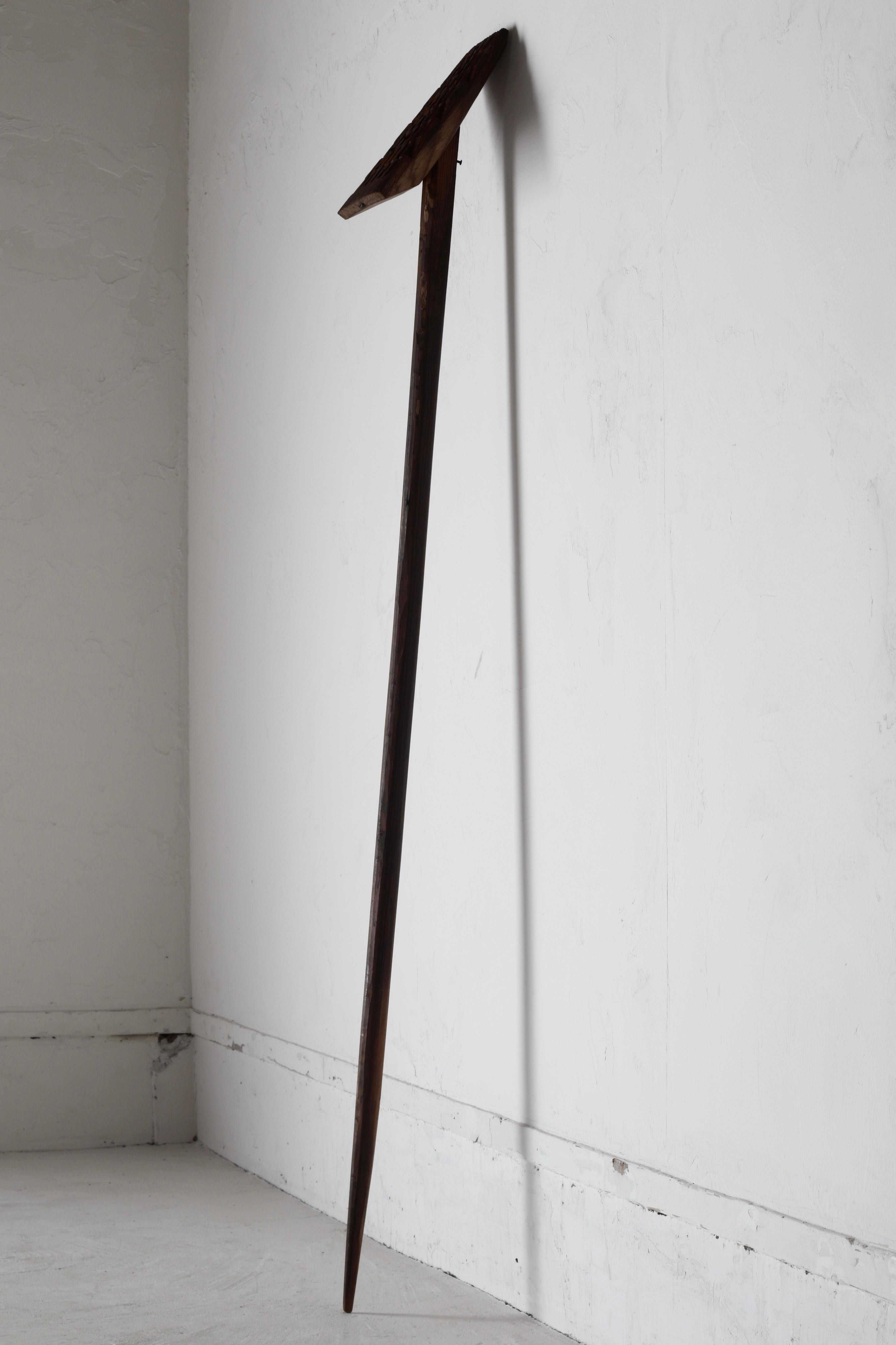 Herramientas japonesas antiguas con tejado de paja / Objeto de arte popular / Años 1868-1912 / Wabi-Sabi en Bueno Estado en Iwate-gun Shizukuishi-cho, Iwate Prefecture