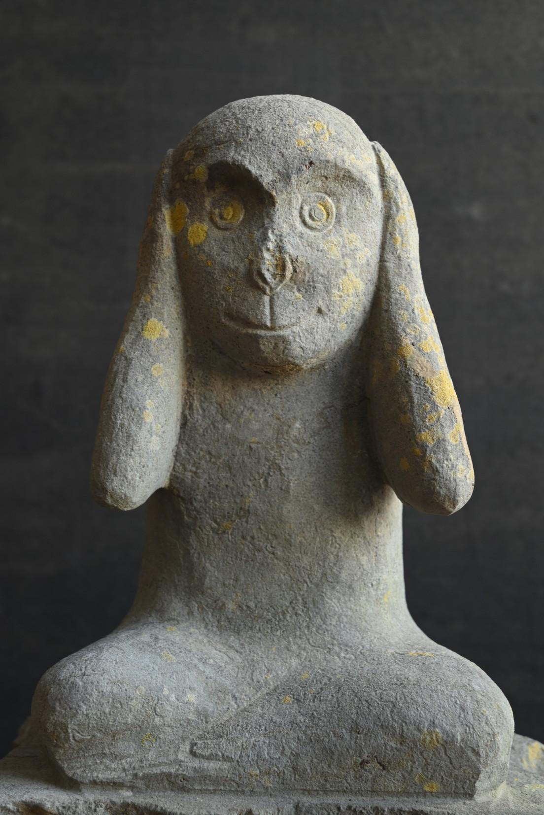Japanese antique: Three monkeys from the Edo period / 19th century / 