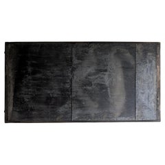 Puerta Japonesa Antigua de Estaño "Decoración de Pared" 1860s-1900s / Wabi Sabi