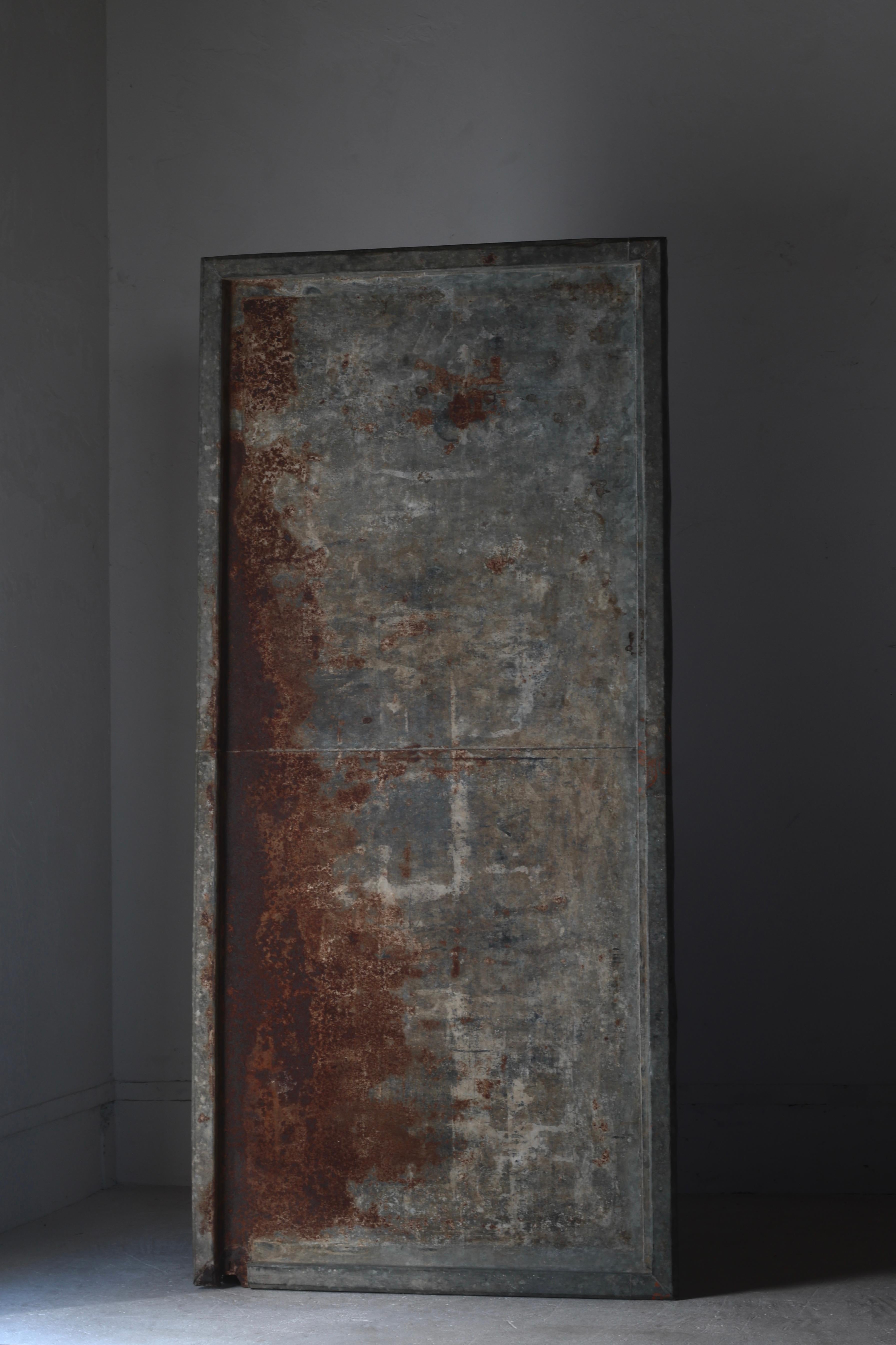 Arte Japonés Antiguo de Hojalata / Decoración de Pared / Wabi-sabi en venta 13