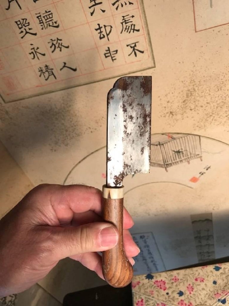 Japanese Antique Tool Kit of Four Professional Bonsai Pruning Tools at