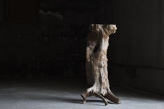 Japanese Antique Tree Root Stand 1860s-1900s/Natural Wood Primitive Table Mingei