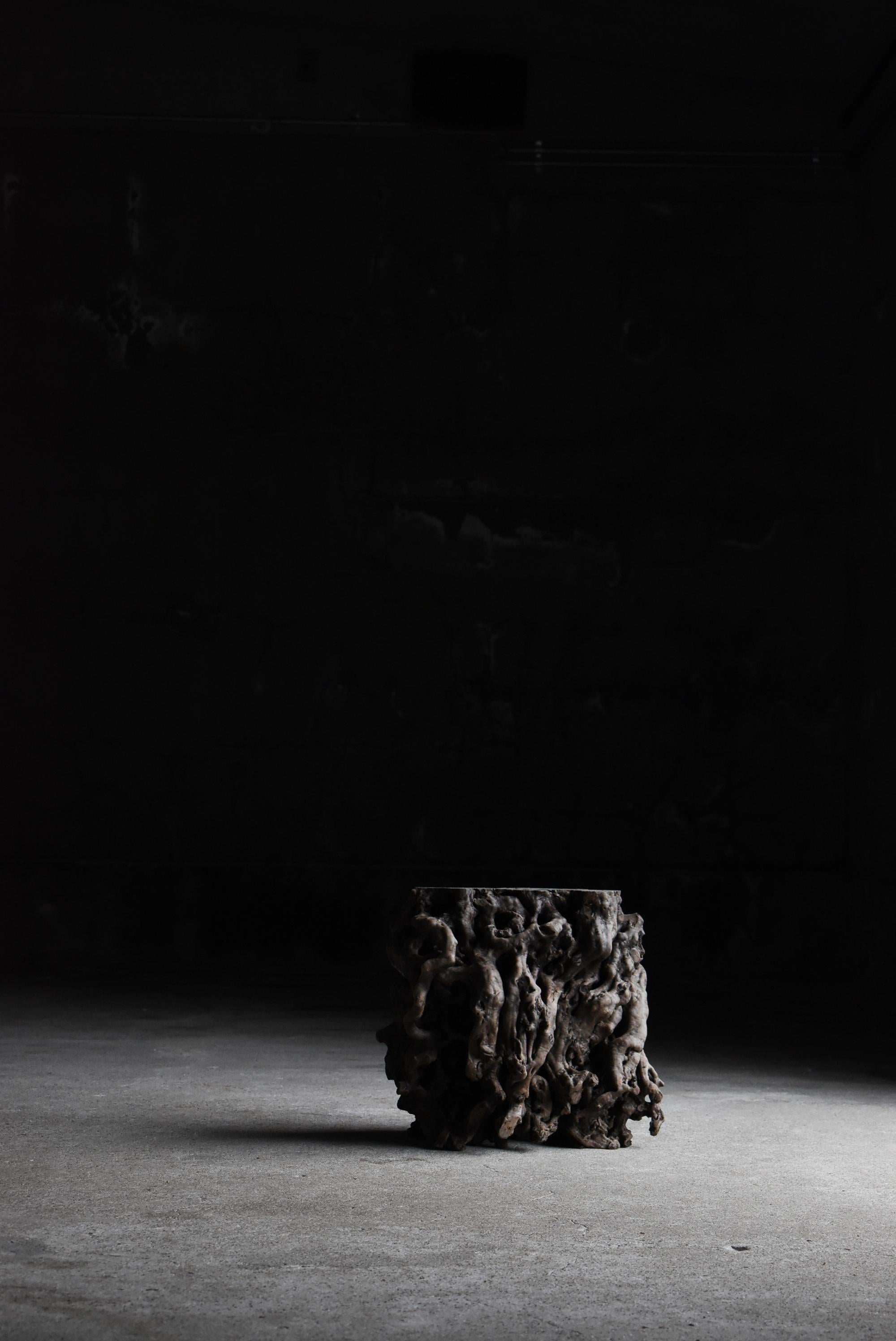 Japanese Antique Tree Root Stool 1860s-1920s / Side Table Wabisabi 11