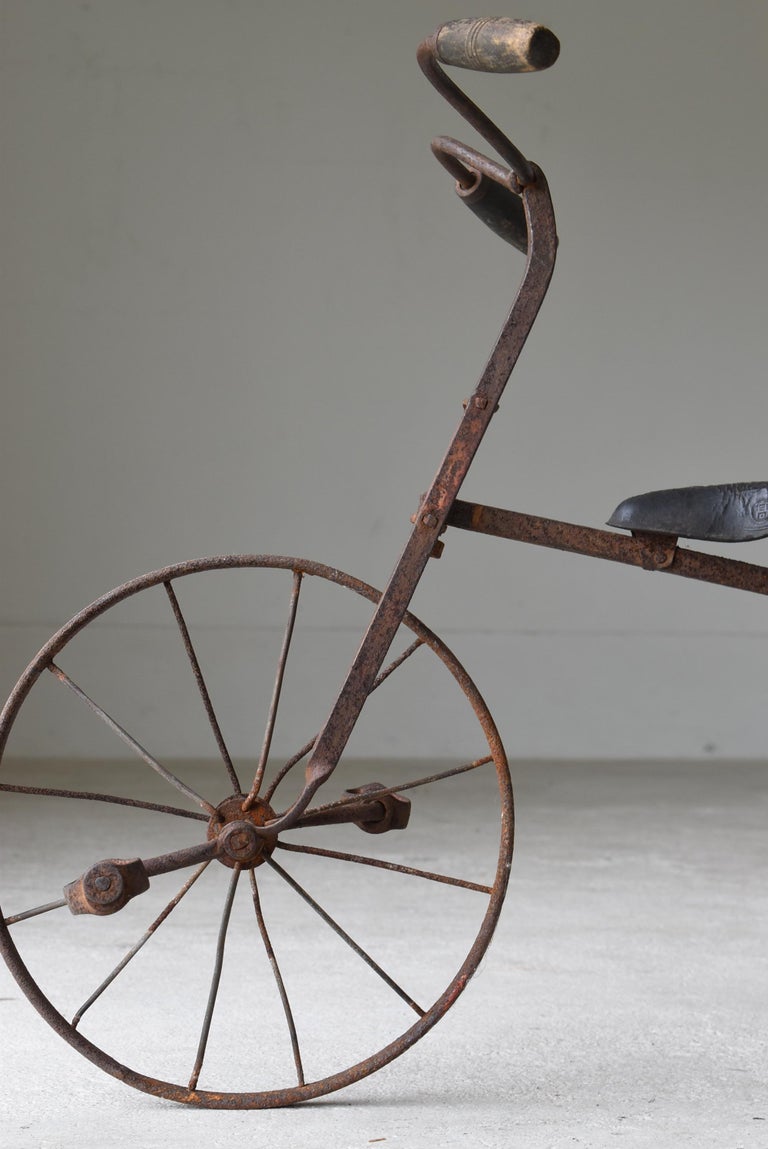 Japanese Antique Tricycle 1900s 1940s Three Wheeler Figurine
