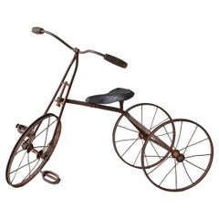 Japanese Vintage Tricycle 1900s-1940s / Three Wheeler Figurine Wabi Sabi Object