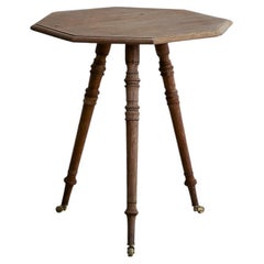 Japanese Antique Tripod octagonal table