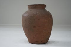 Japanese Antique Ceramic Vase - Japandi Wabi-Sabi