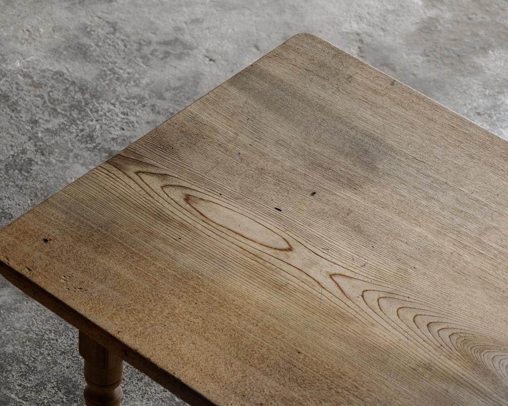 Japanese Antique Turned Leg Low Table, Taisho Era'1912-1926', Wabi Sabi 6